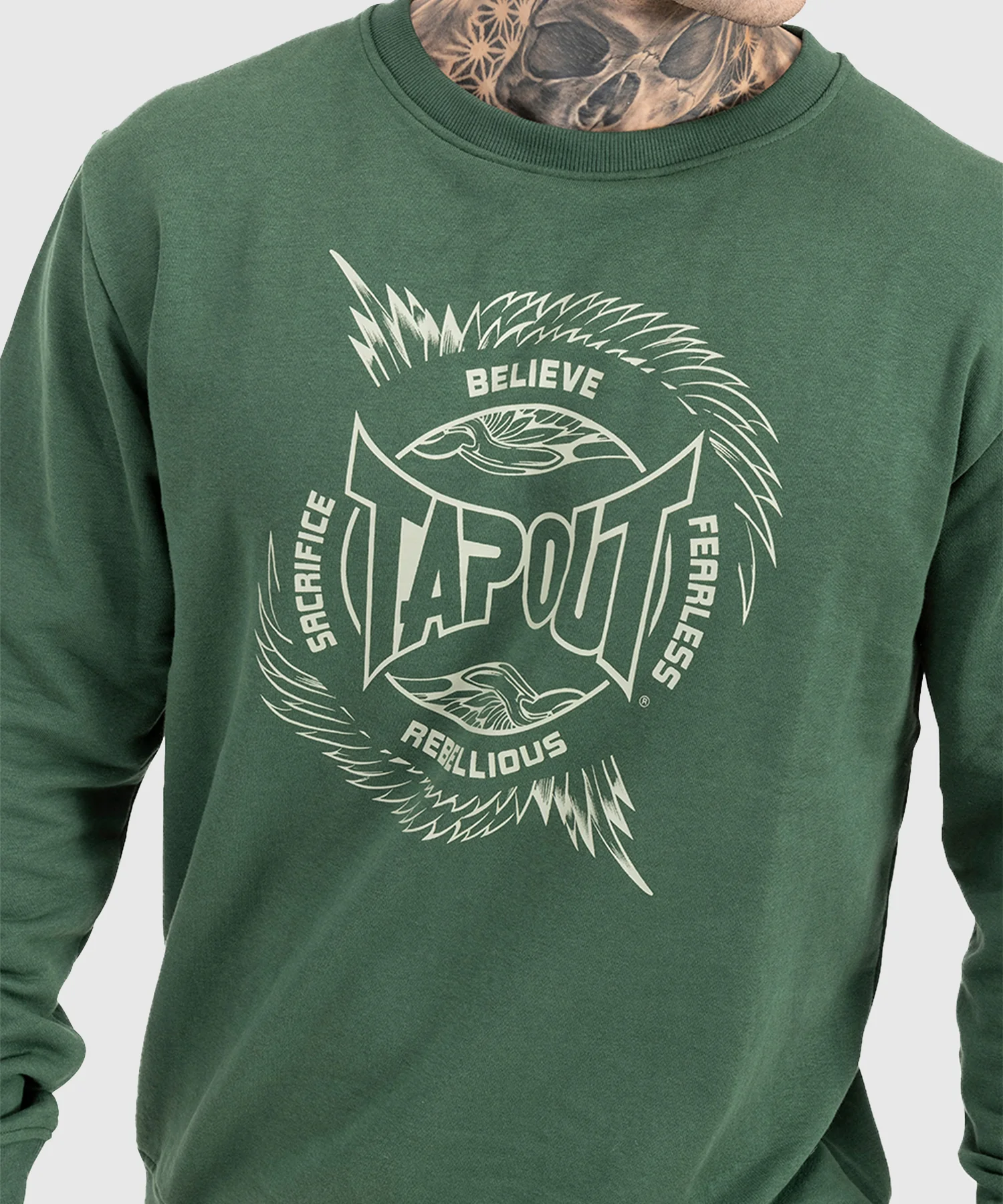 Sweatshirt Tapout Spirit - Vert - Image 4