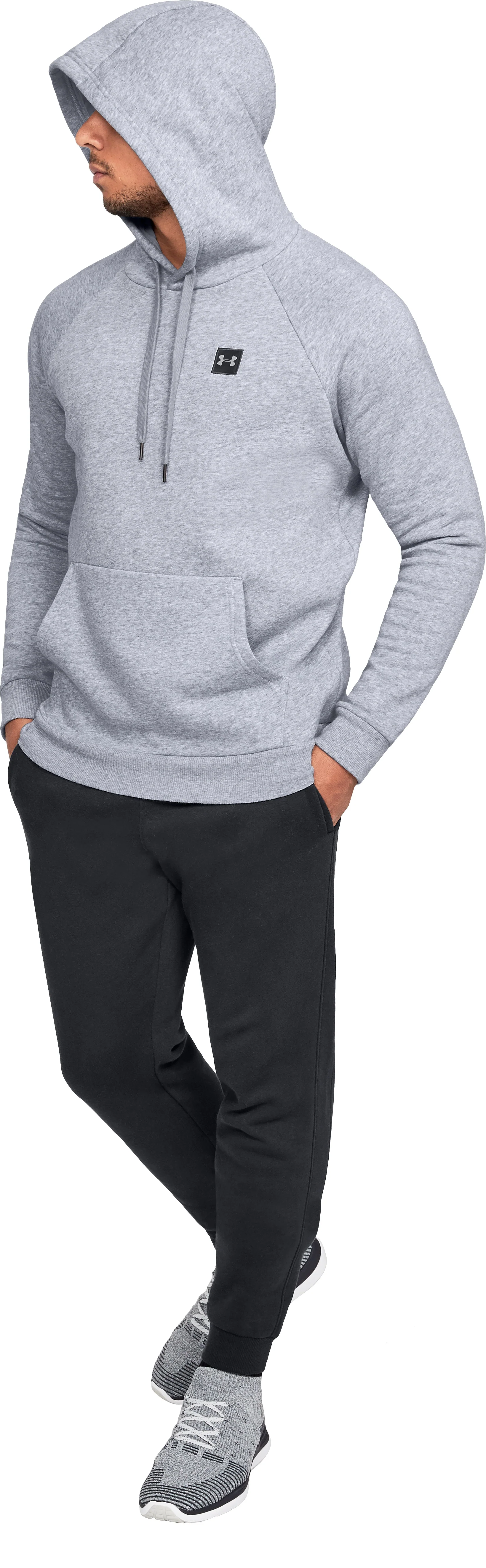 Sweatshirt Under Armour Rival Fleece Po - Gris - Image 3