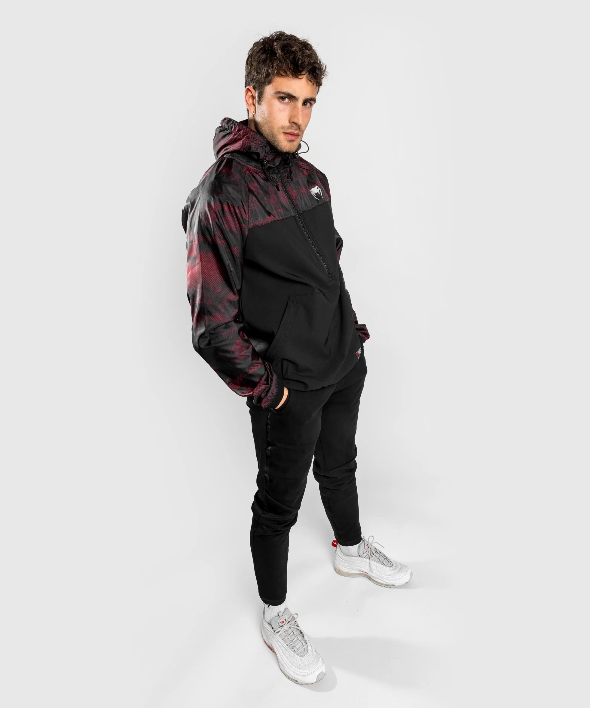 Sweatshirt Venum Laser XT – Noir/Rouge - Image 2