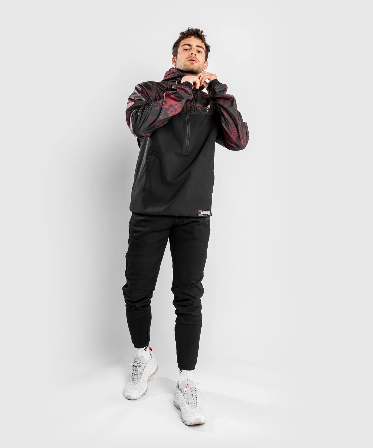 Sweatshirt Venum Laser XT – Noir/Rouge - Image 3