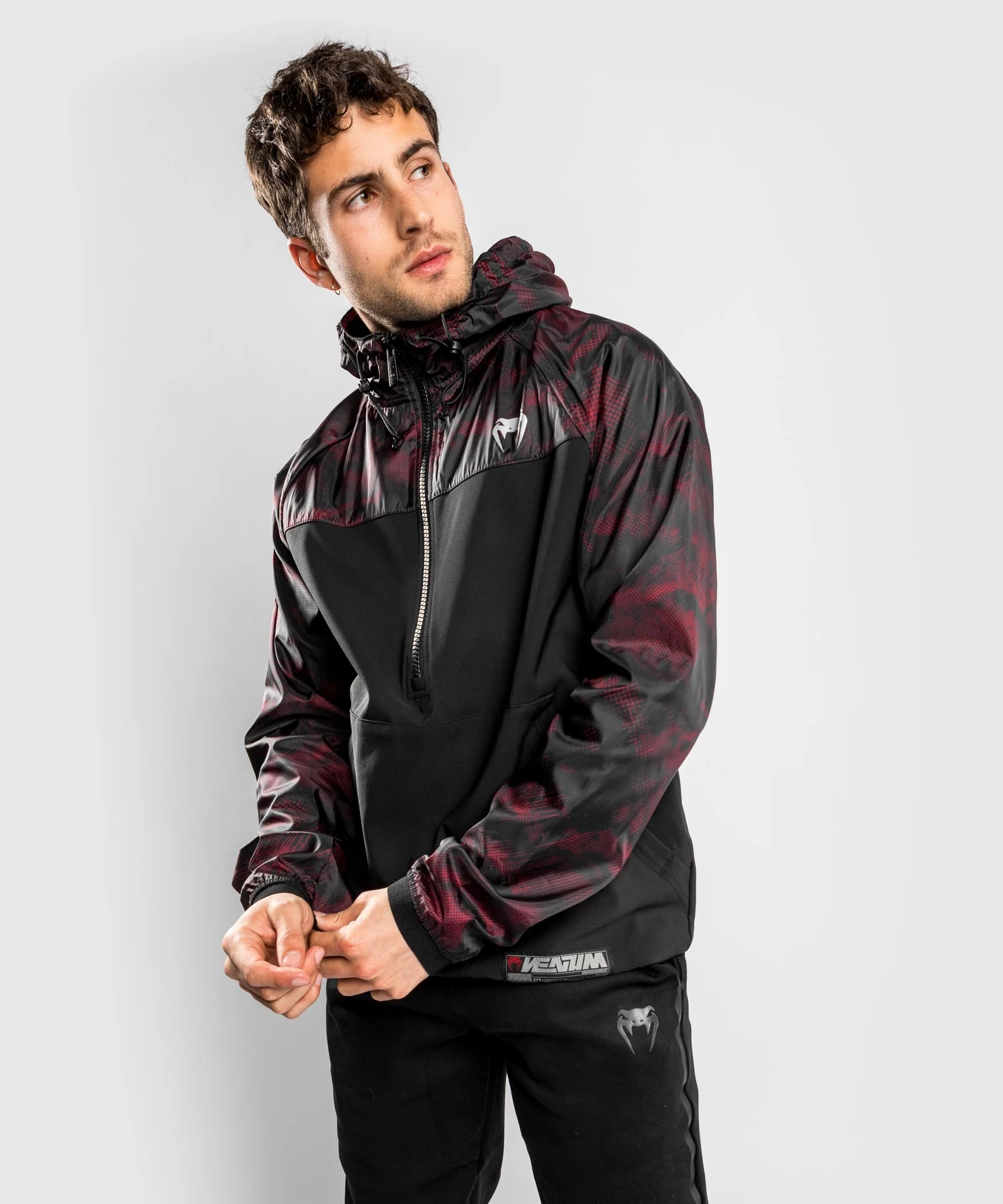 Sweatshirt Venum Laser XT – Noir/Rouge - Image 6