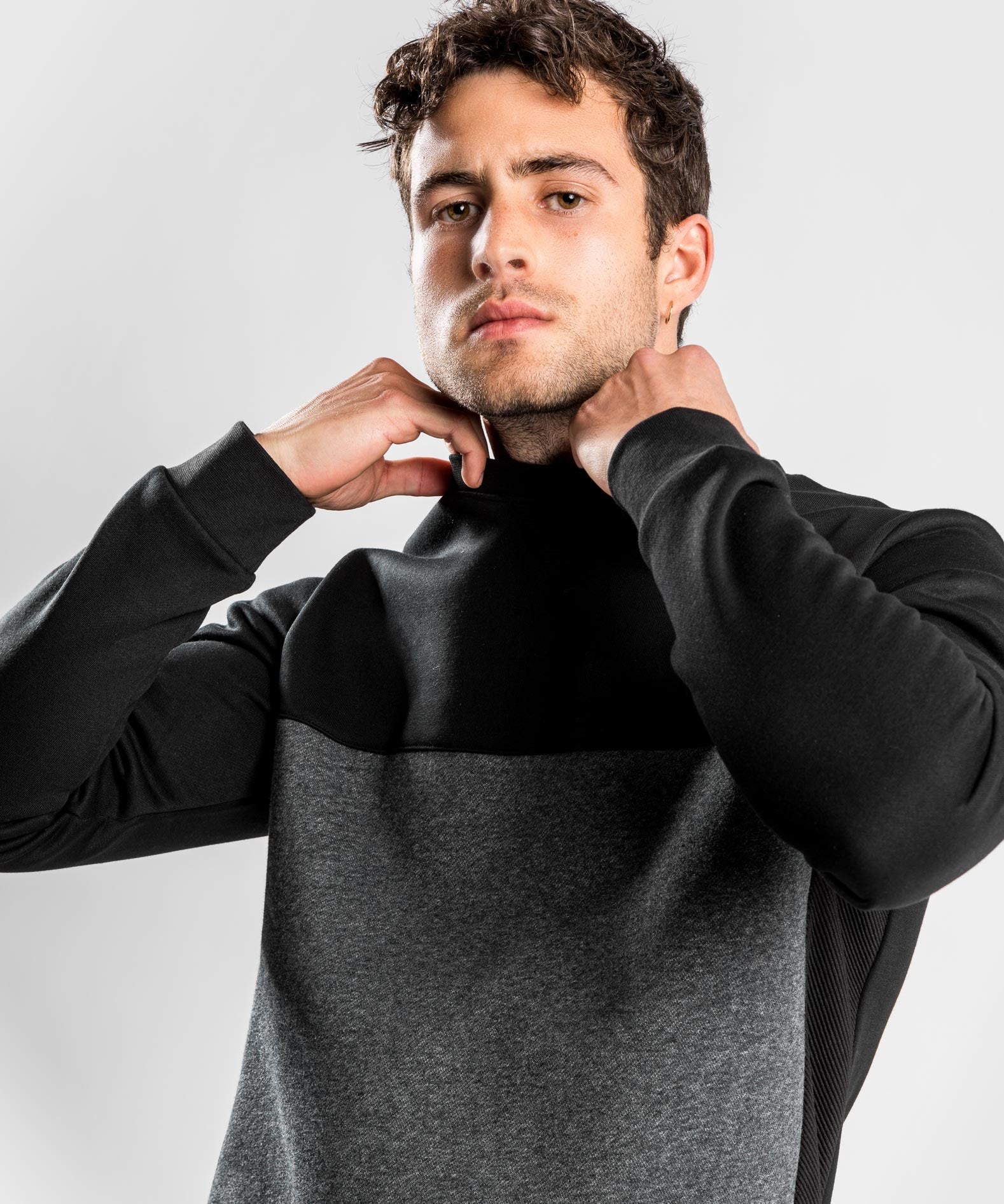 Sweatshirt Venum Rafter Light - Noir/Gris Chiné - Image 2