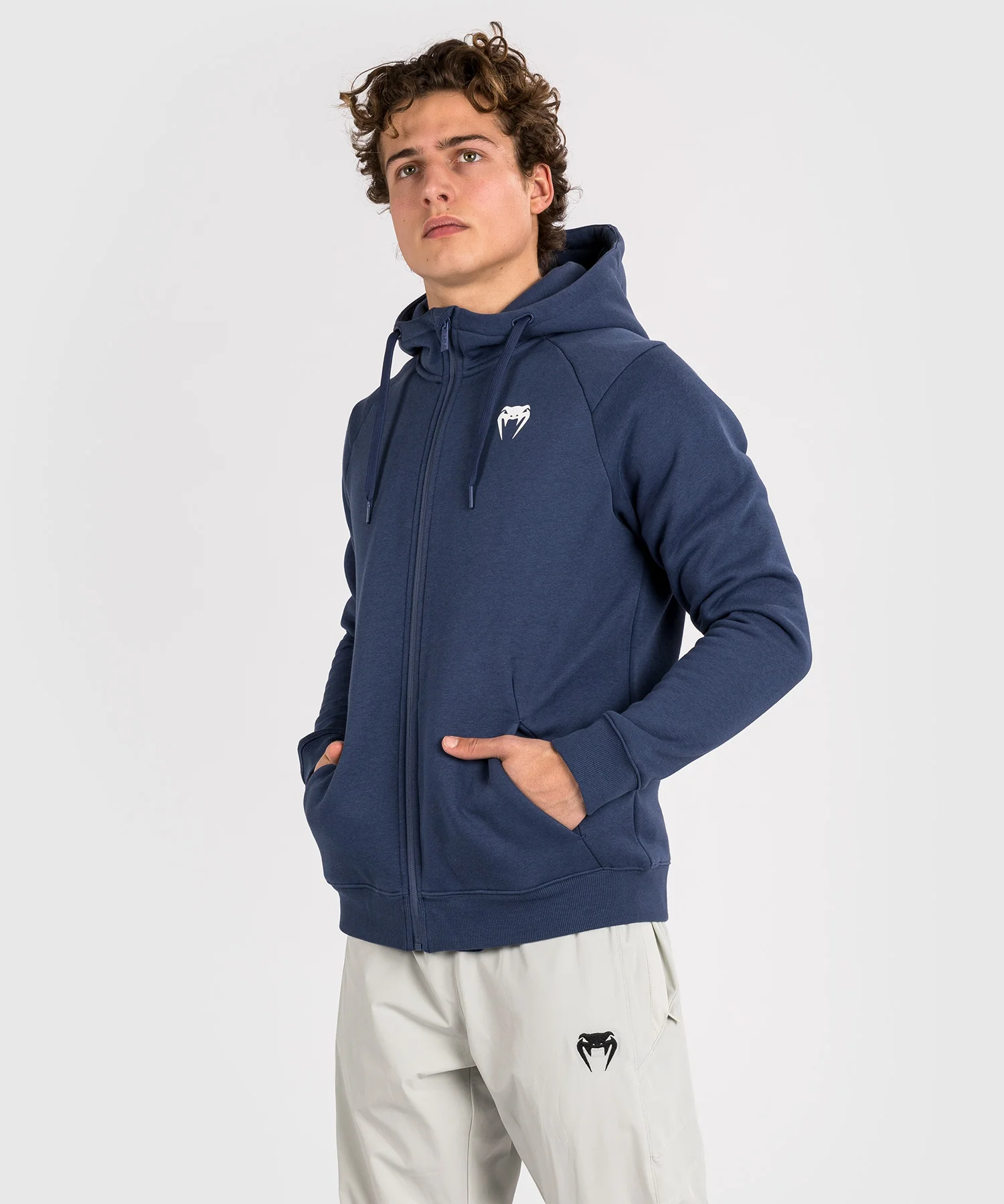 Sweatshirt Zippé à Capuche Venum Strikeland - Bleu marine - Image 3