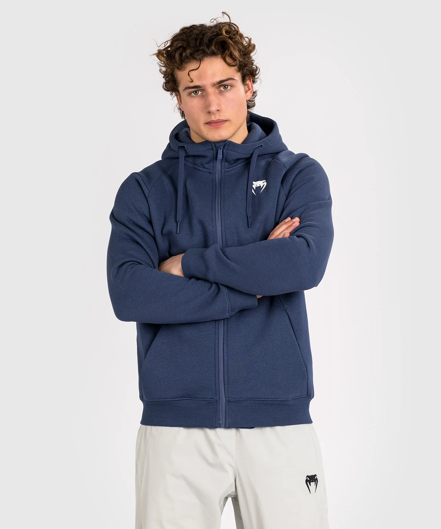 Sweatshirt Zippé à Capuche Venum Strikeland - Bleu marine - Image 4