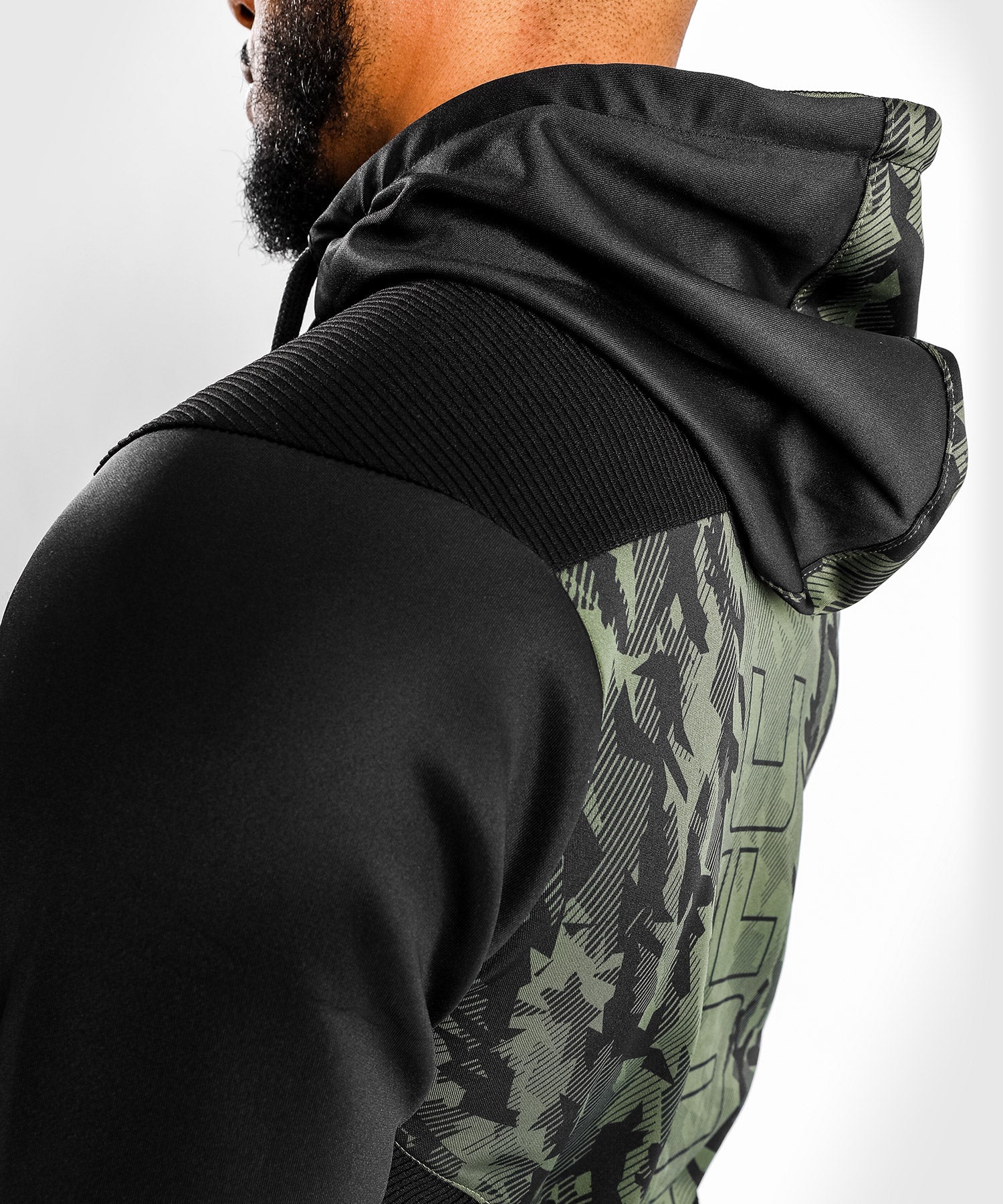 Sweatshirt Zippé Homme UFC Venum Authentic Fight Week - Kaki - Image 5
