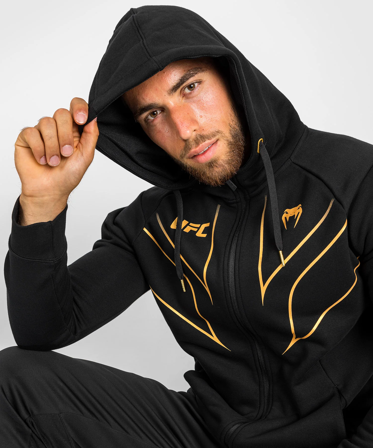 Sweatshirt Zippé Homme UFC Venum Fight Night 2.0 Replica - Champion - Image 2