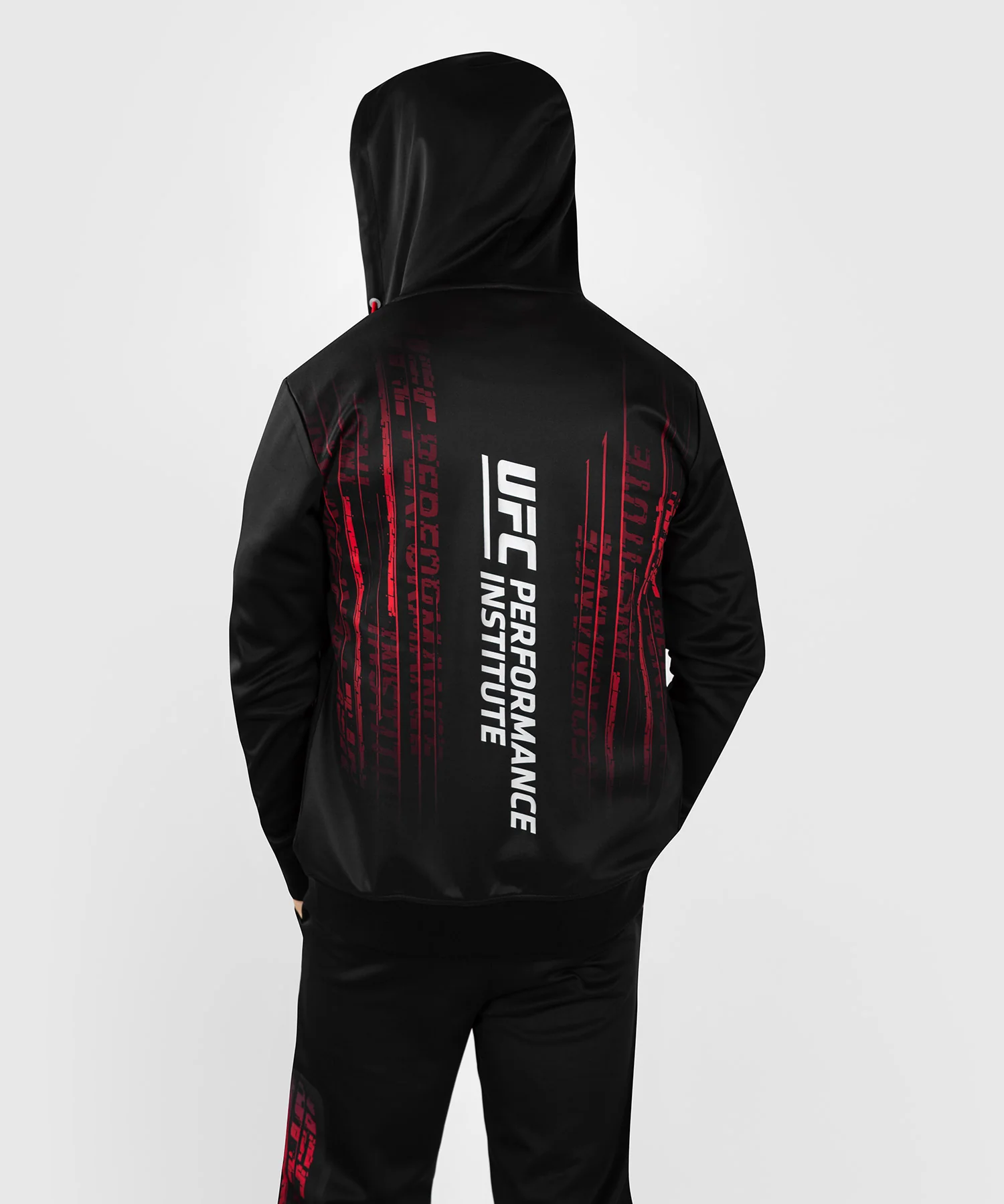 Sweatshirt à capuche UFC Venum  Performance Institute 2.0  - Noir/Rouge - Image 4