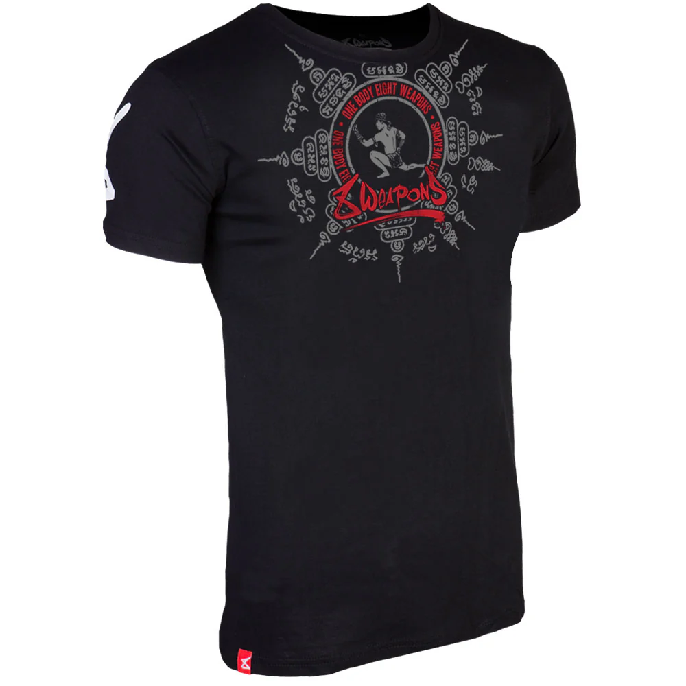 T-shirt 8 Weapons Eight Ways S - Noir - Image 2