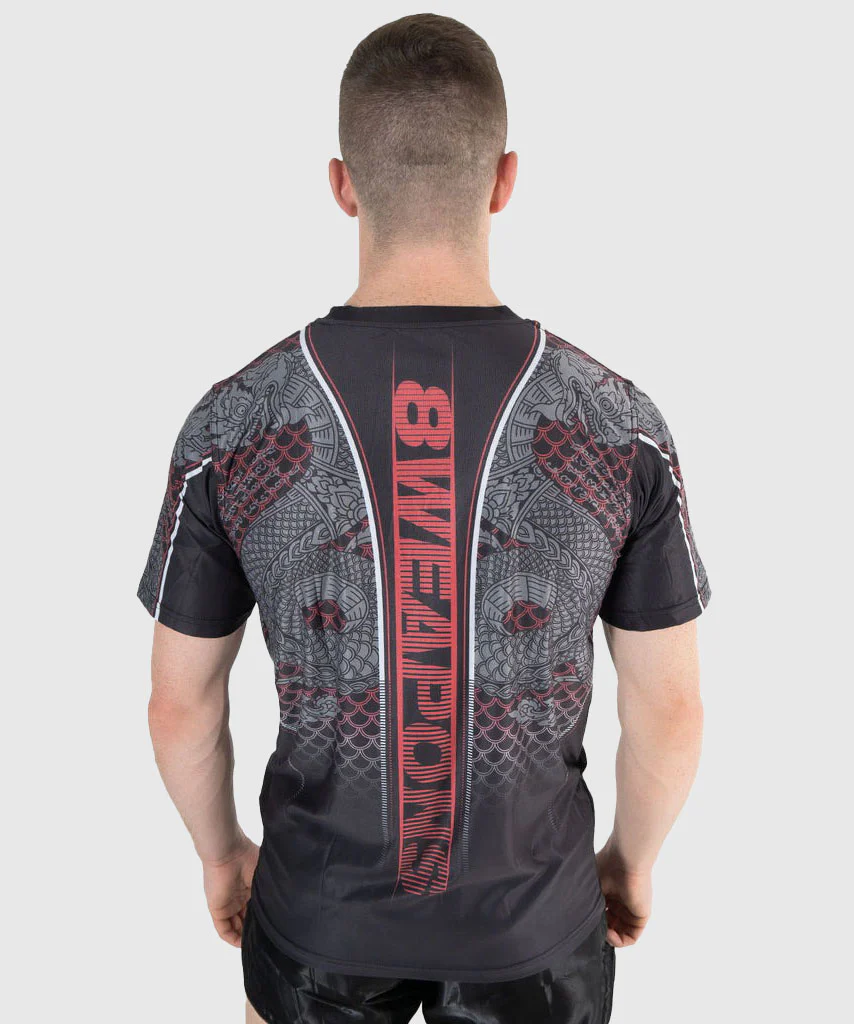 T-shirt 8 Weapons Functional Naga Yant - Noir/Rouge - Image 4