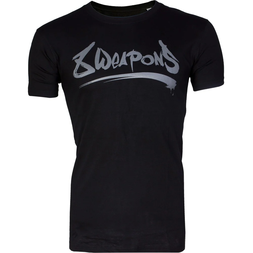 T-shirt 8 Weapons Unlimited Grey - Noir
