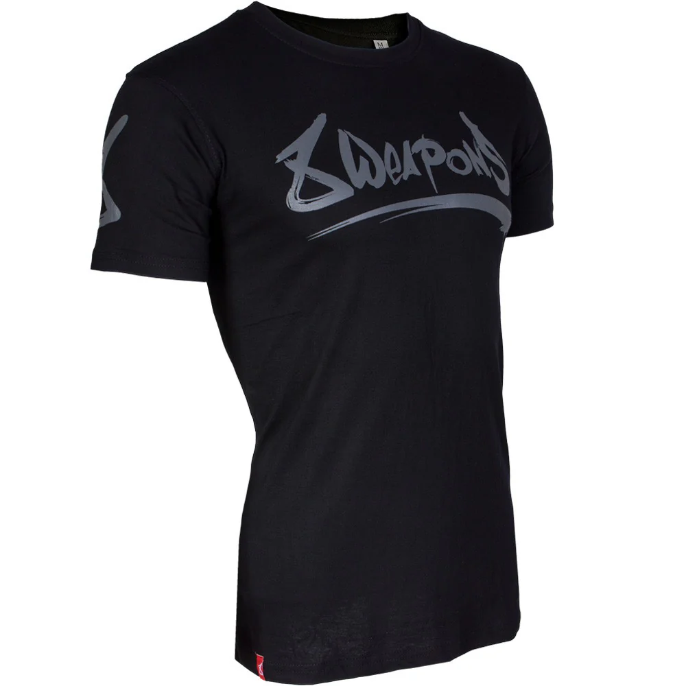 T-shirt 8 Weapons Unlimited Grey - Noir - Image 2