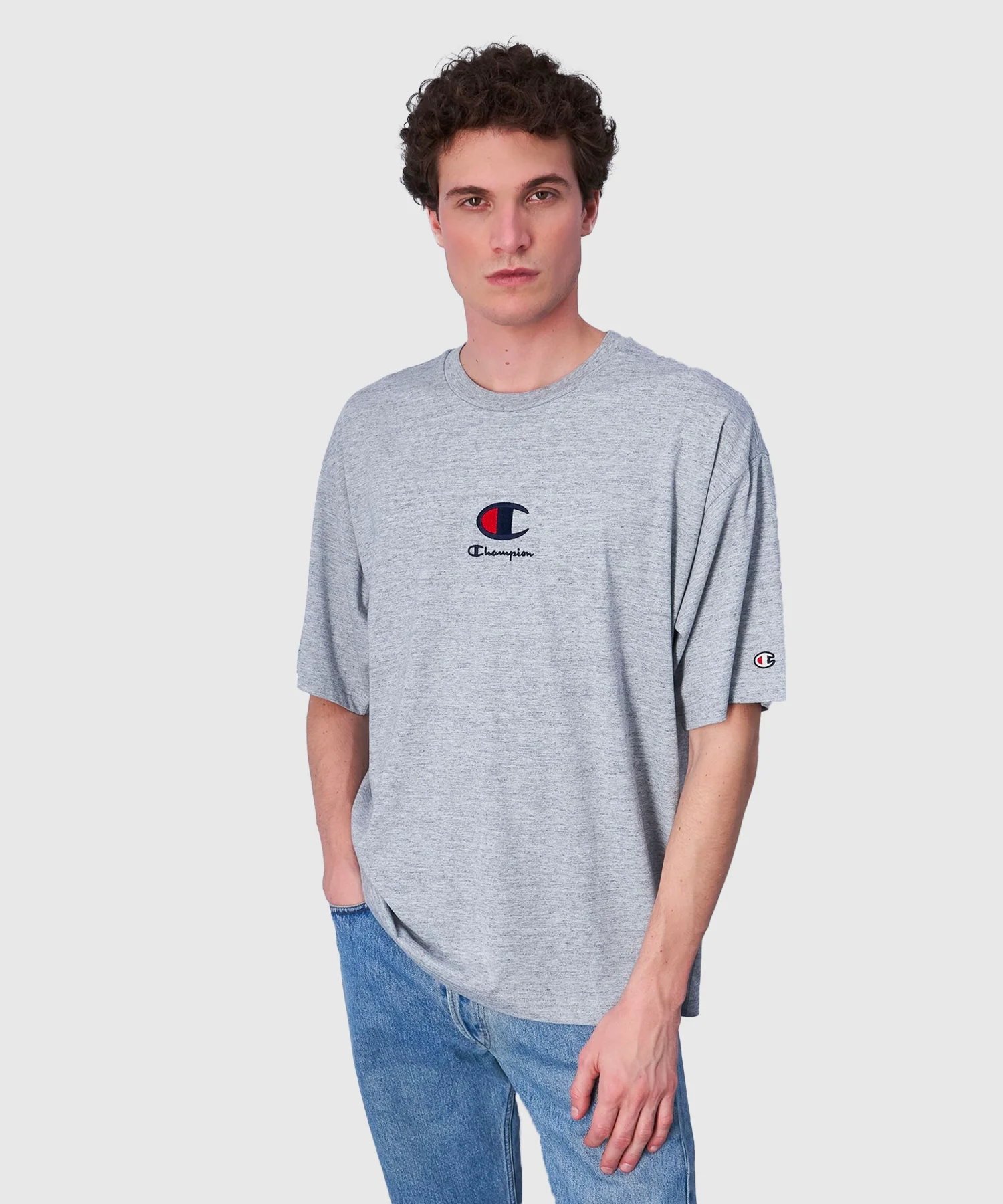 T-Shirt À Manches Courtes Champion Legacy - Gris