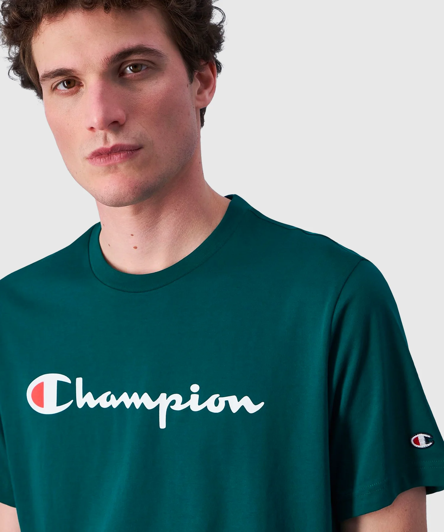 T-Shirt À Manches Courtes Champion Legacy - Vert - Image 3