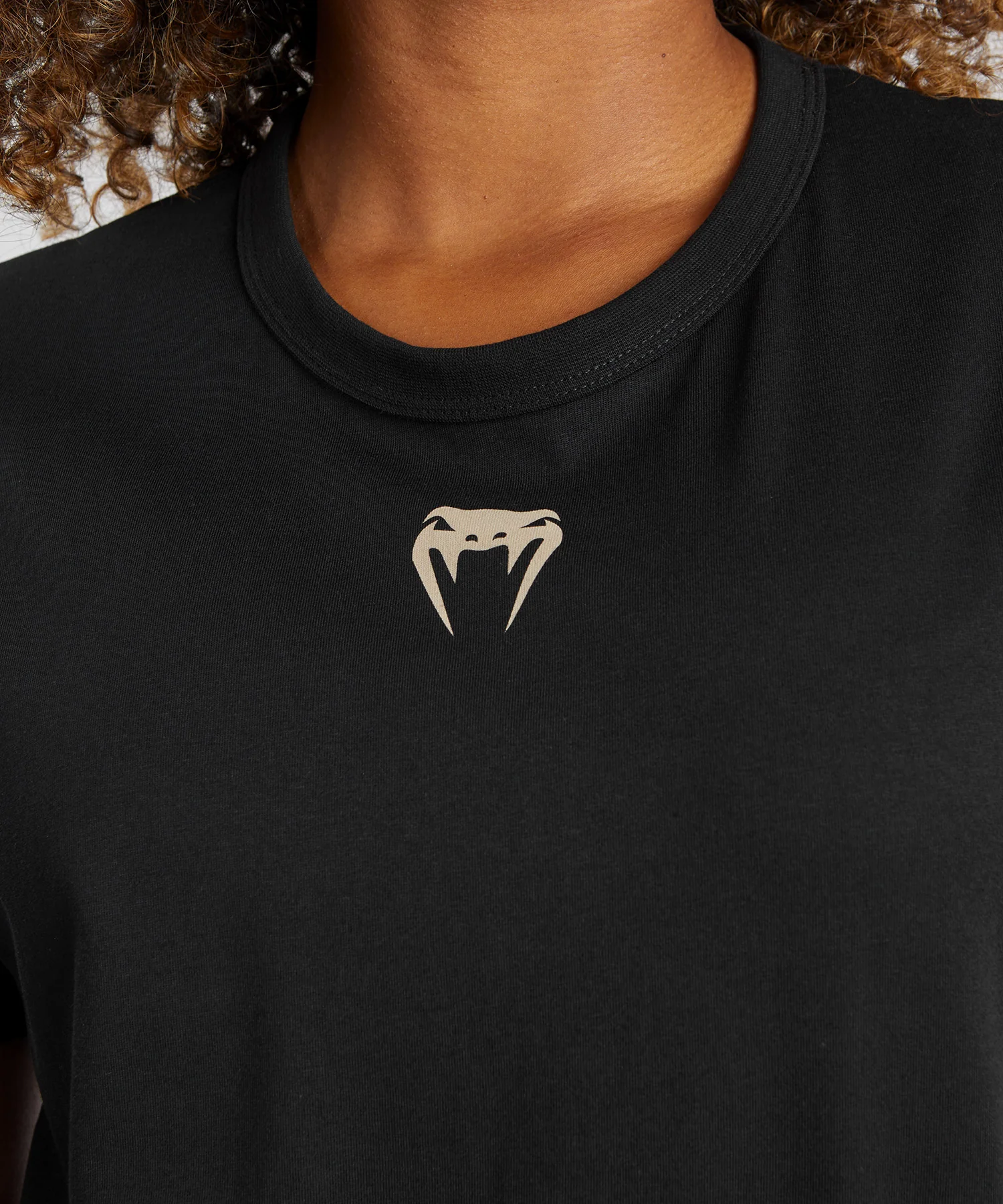 T-shirt à manches courtes en coton pour Femmes UFC Adrenaline by Venum Fight Week - Noir - Image 4