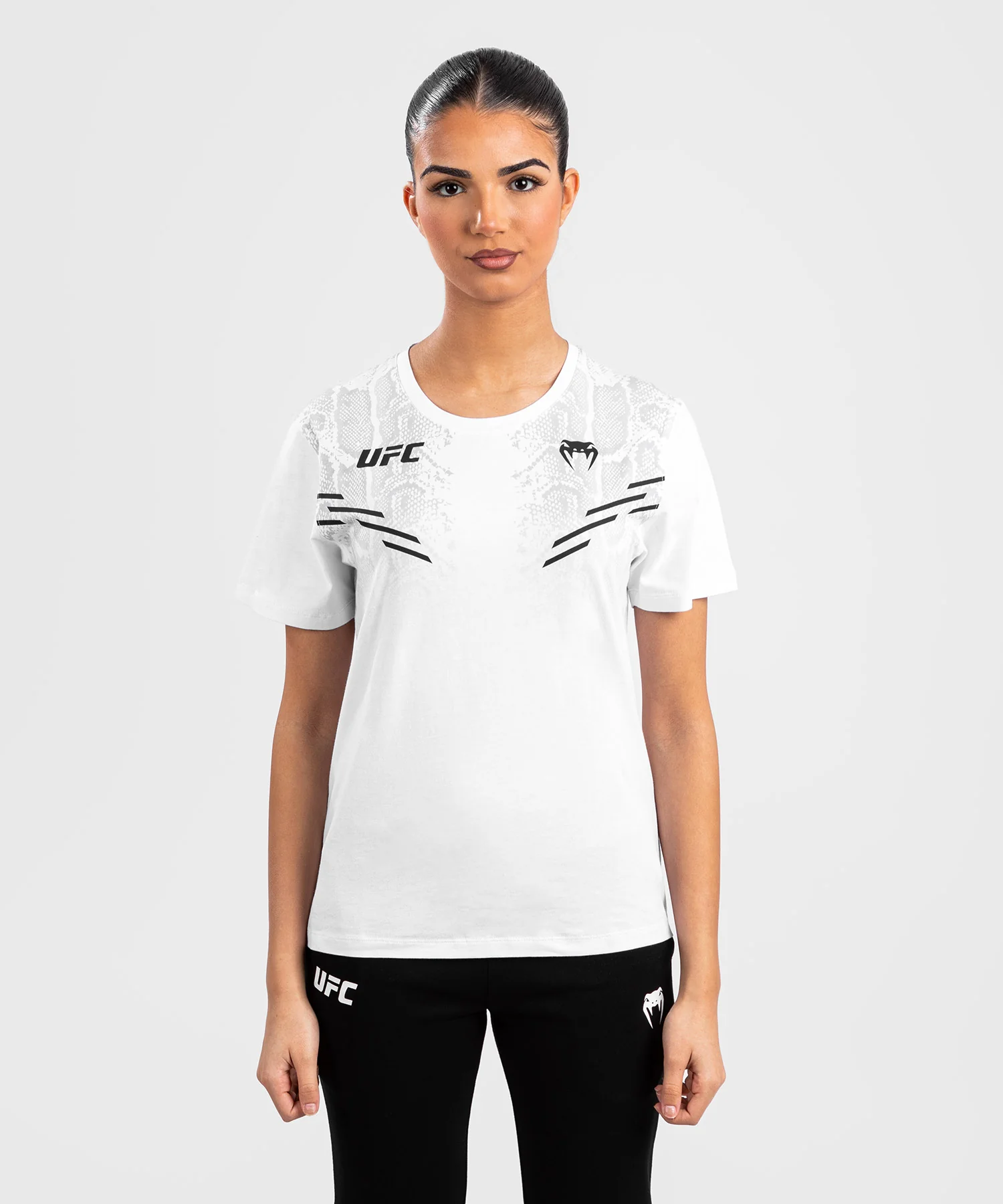 T-shirt à manches courtes pour Femmes UFC Adrenaline by Venum Replica - Blanc - Image 8