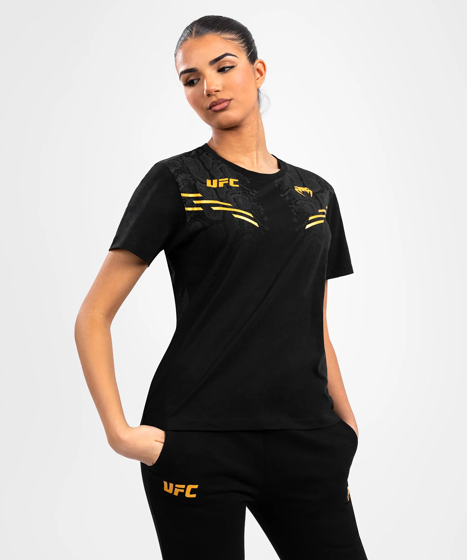 T-shirt à manches courtes pour Femmes UFC Adrenaline by Venum Replica - Champion - Image 2
