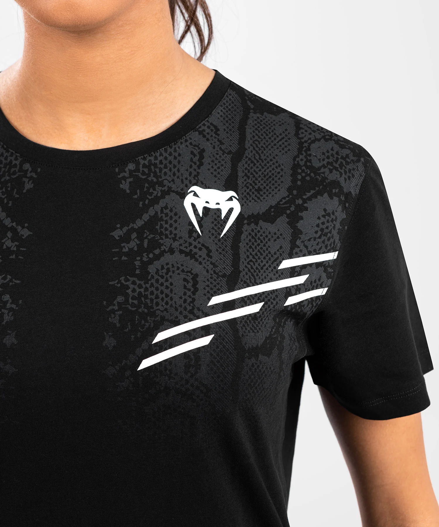 T-shirt à manches courtes pour Femmes UFC Adrenaline by Venum Replica - Noir - Image 3