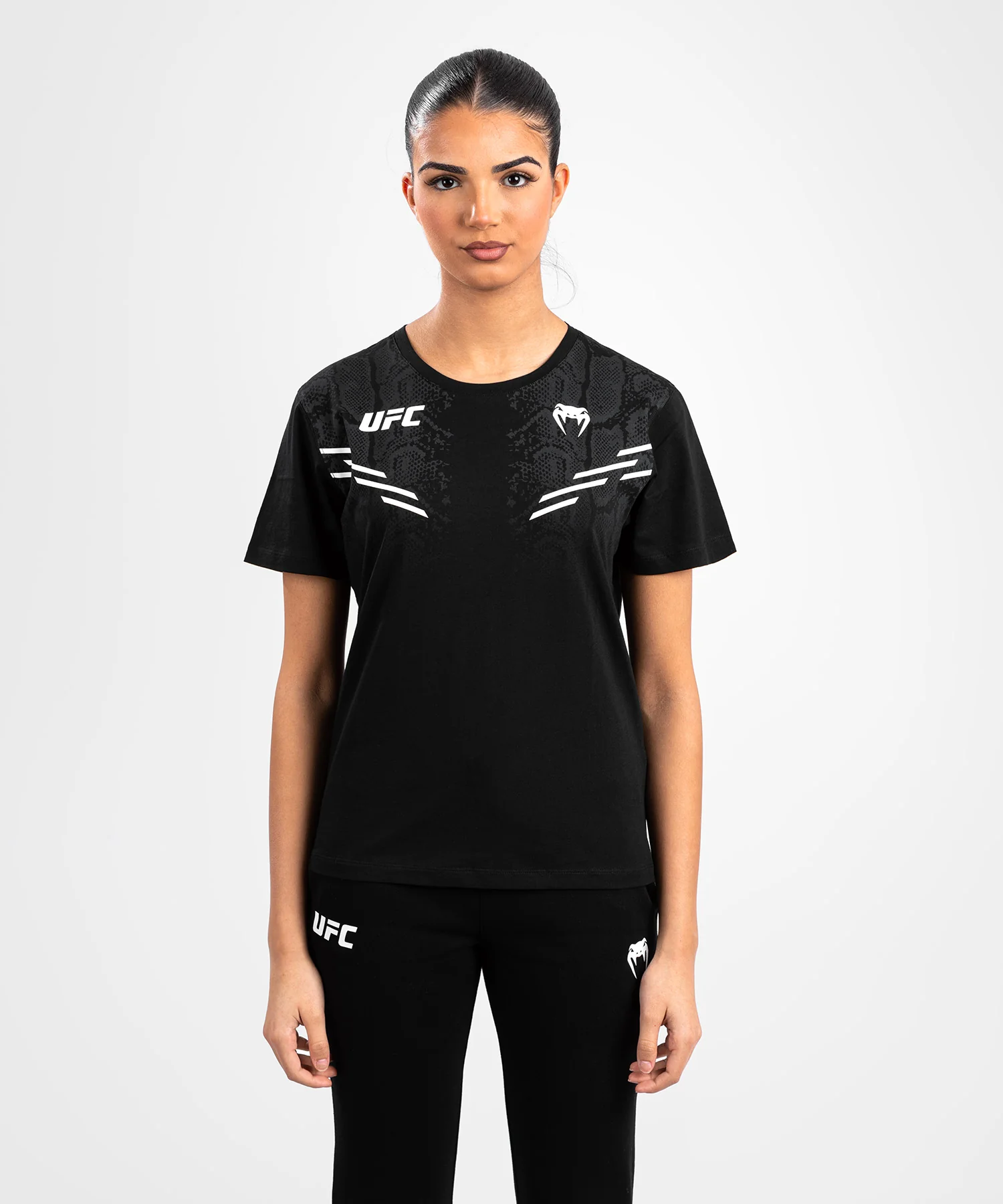 T-shirt à manches courtes pour Femmes UFC Adrenaline by Venum Replica - Noir - Image 6