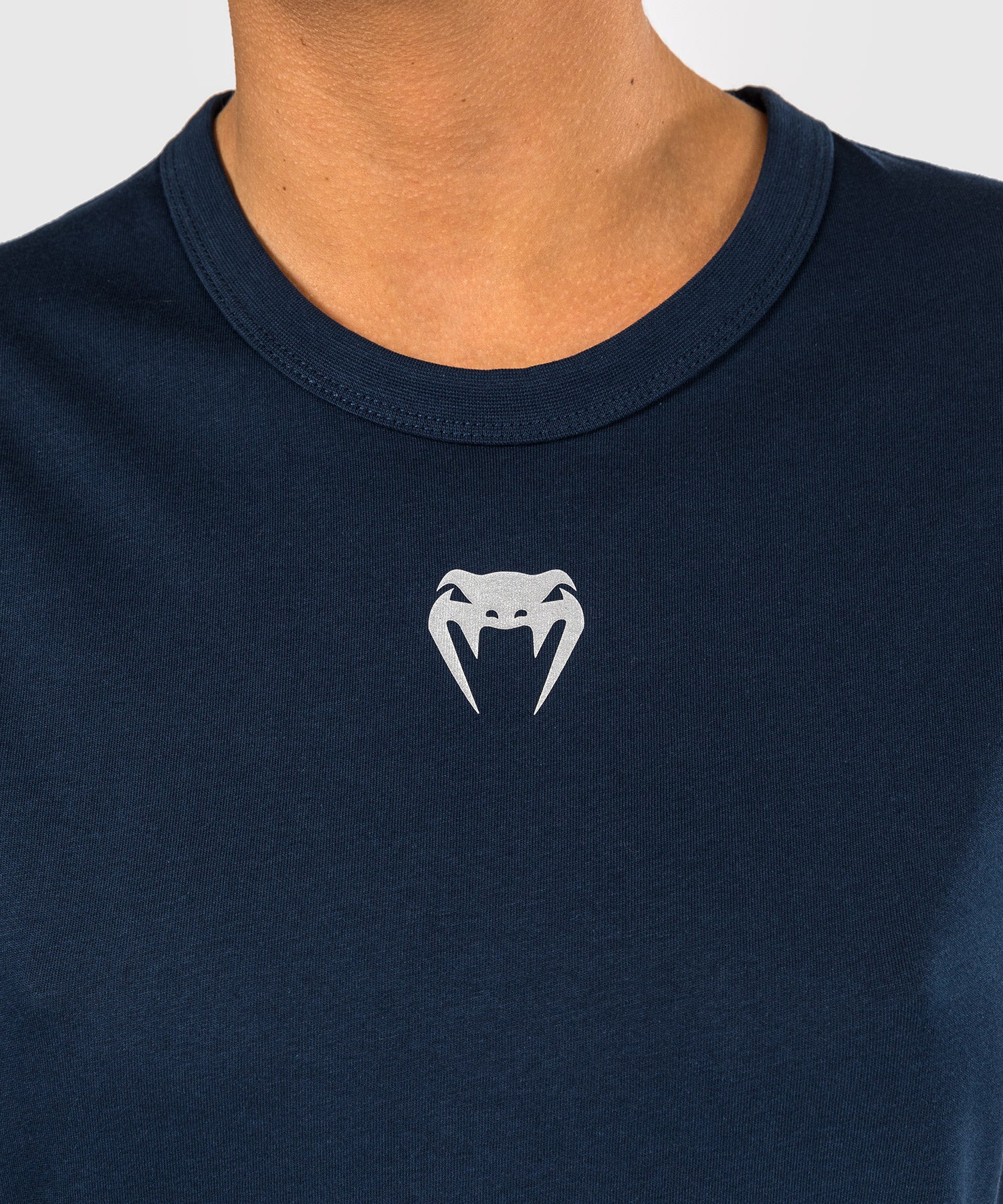 T-shirt à Manches Courtes pour Femmes UFC Fusion by Venum Fight Week - Bleu Océanique - Image 3