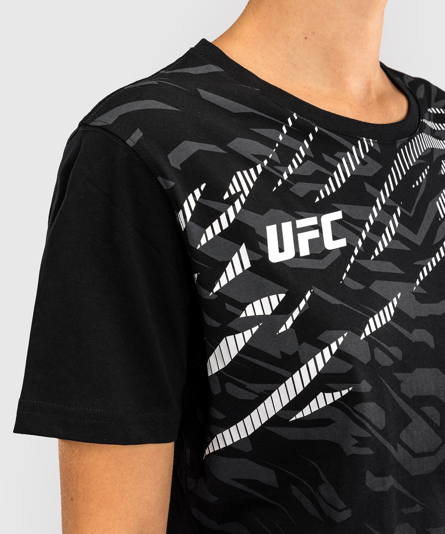 T-shirt à Manches Courtes pour Femmes UFC Fusion by Venum Replica - Noir - Image 4