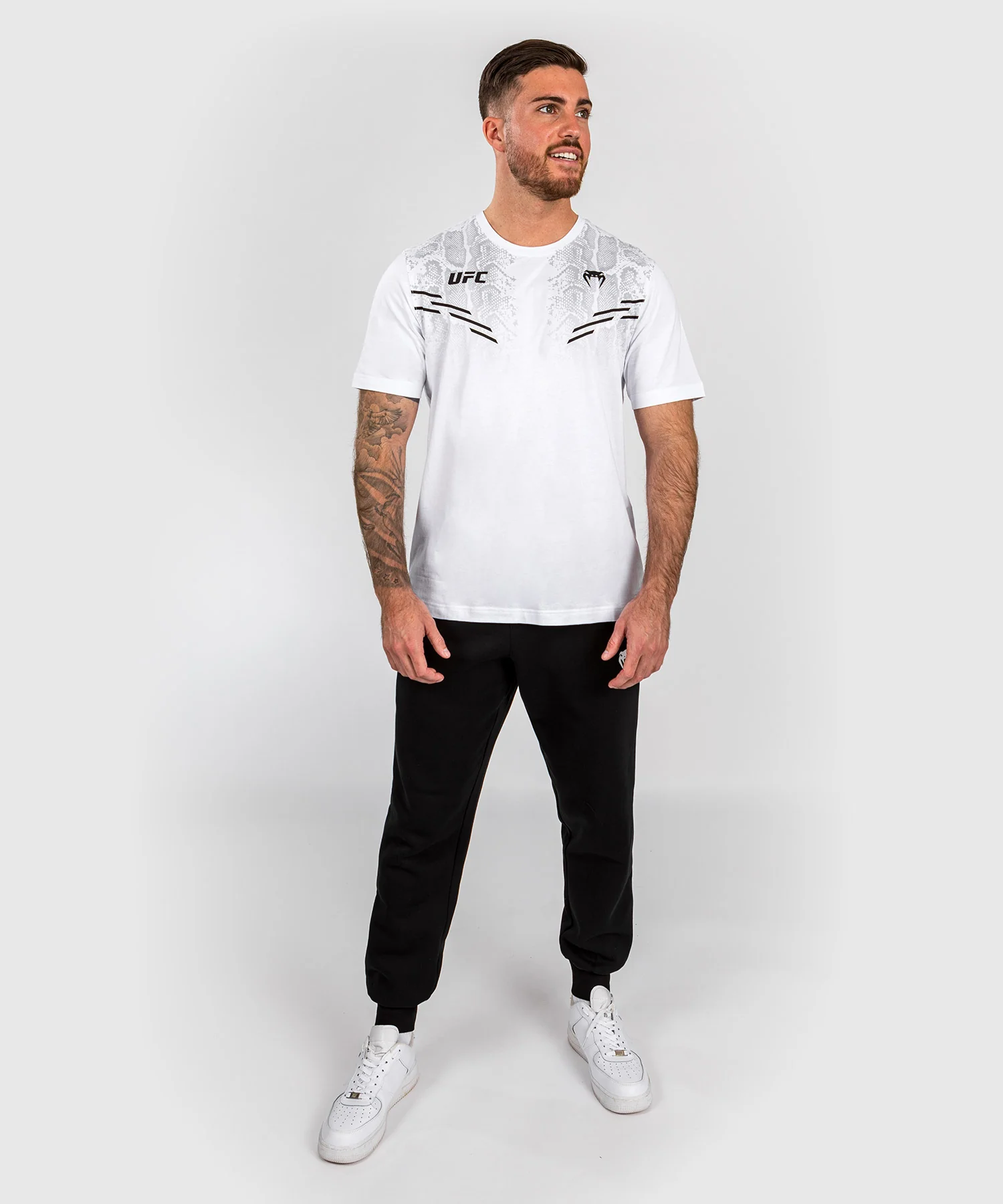 T-shirt à manches courtes pour Hommes UFC Adrenaline by Venum Replica - Blanc - Image 5
