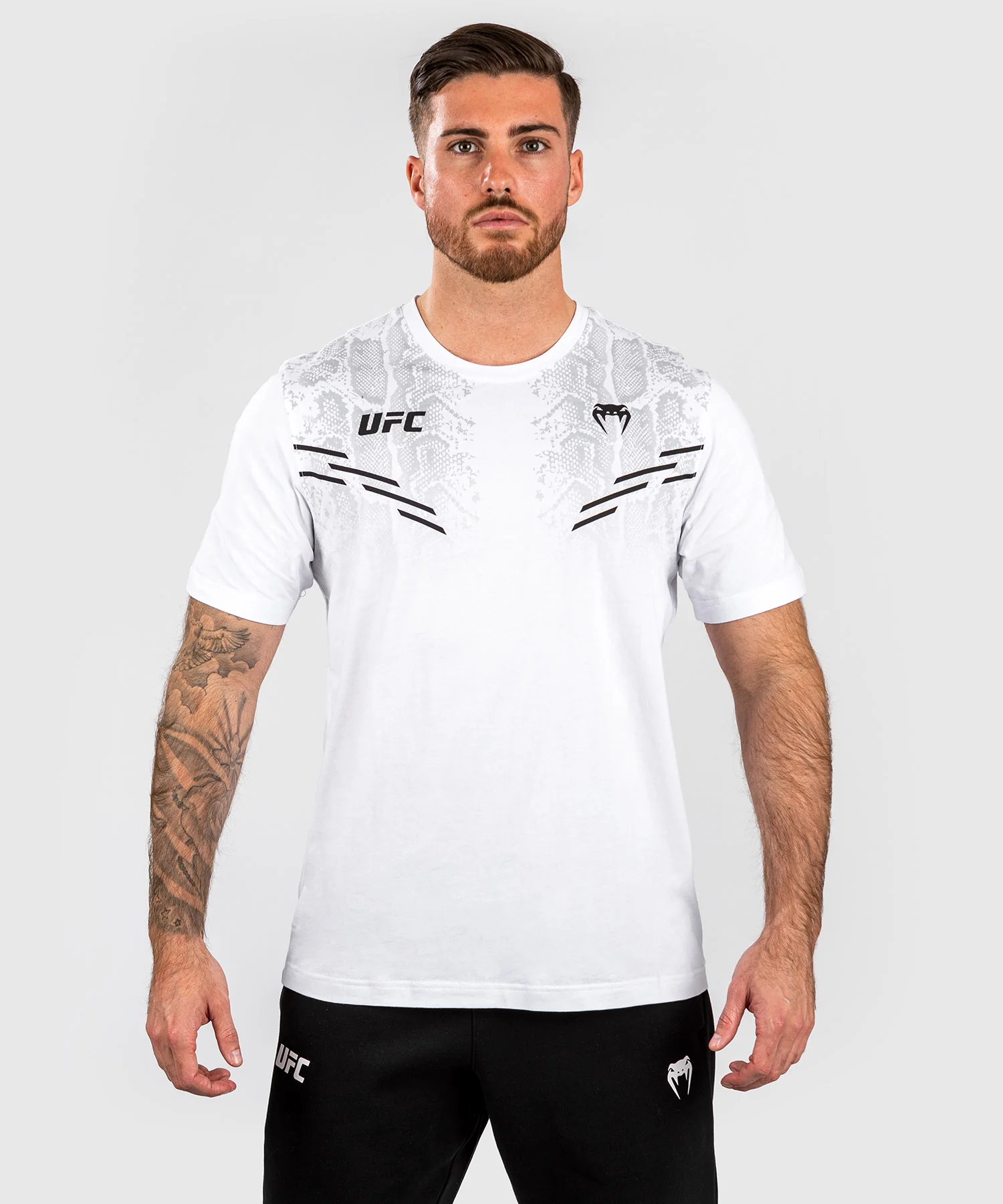 T-shirt à manches courtes pour Hommes UFC Adrenaline by Venum Replica - Blanc - Image 7