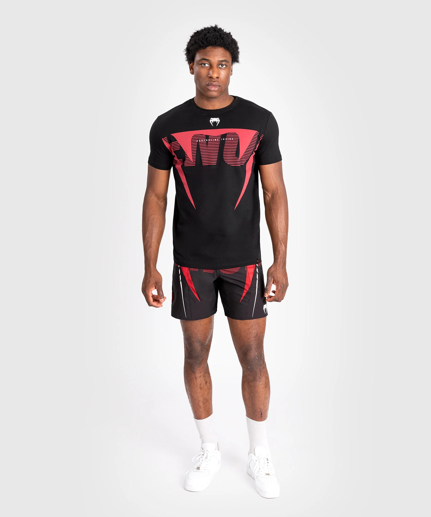 T-Shirt à Manches Courtes pour Hommes Venum Adrenaline - Rouge - Image 5