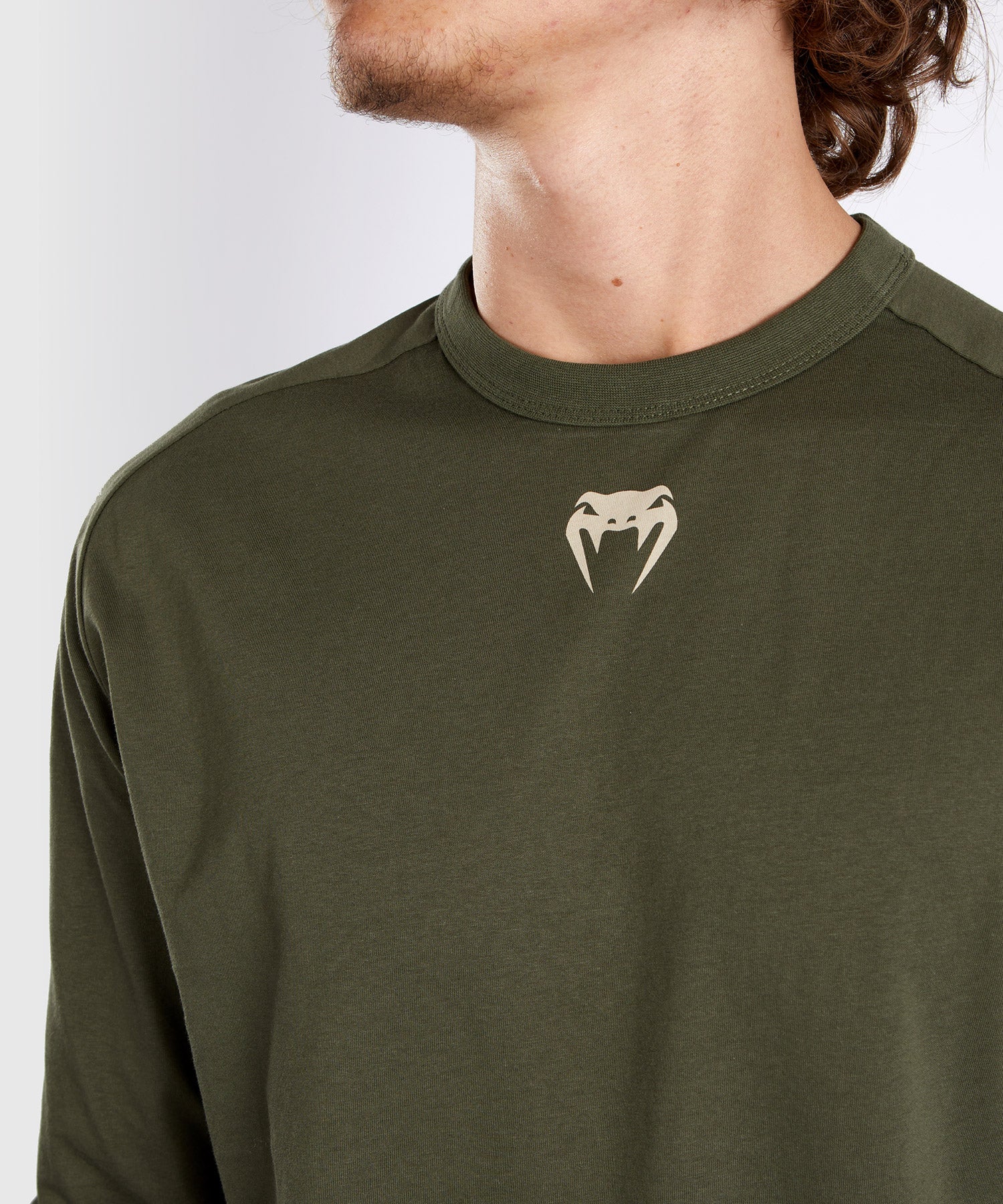 T-shirt à manches longues pour Hommes UFC Adrenaline by Venum Fight Week - Khaki - Image 7