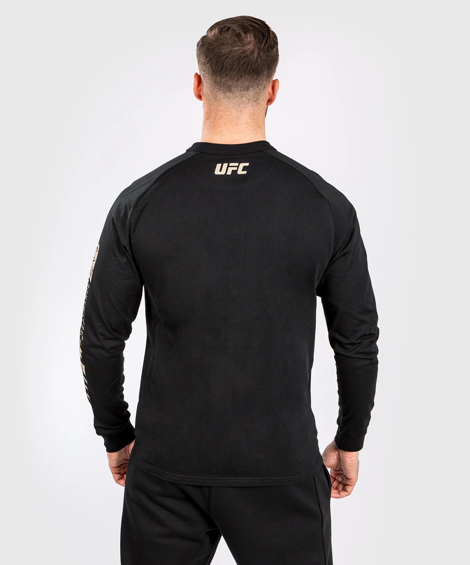 T-shirt à manches longues pour Hommes UFC Adrenaline by Venum Fight Week - Noir - Image 4