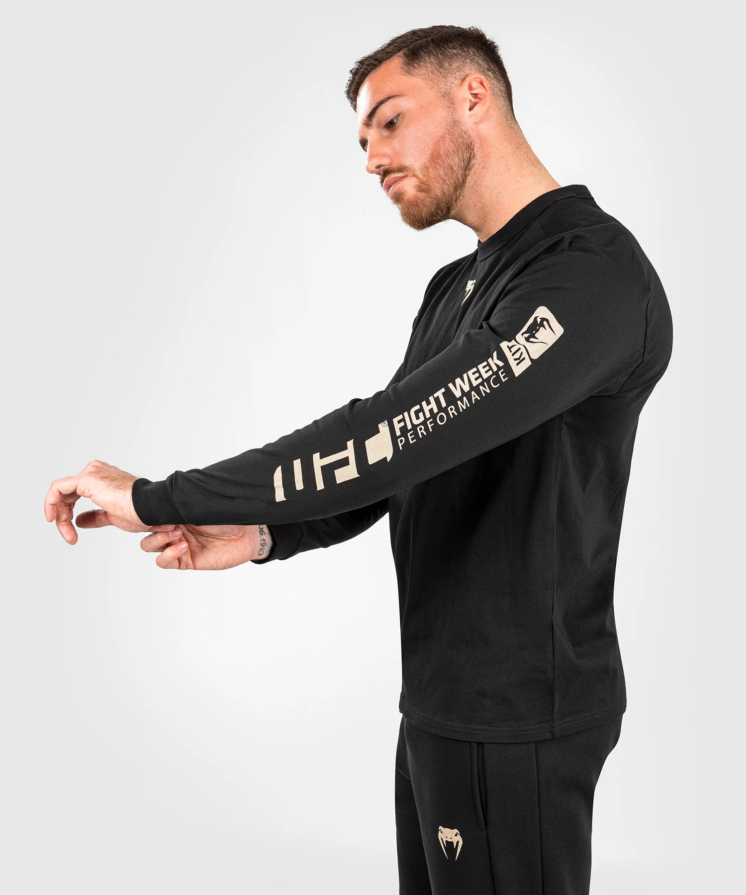 T-shirt à manches longues pour Hommes UFC Adrenaline by Venum Fight Week - Noir - Image 5