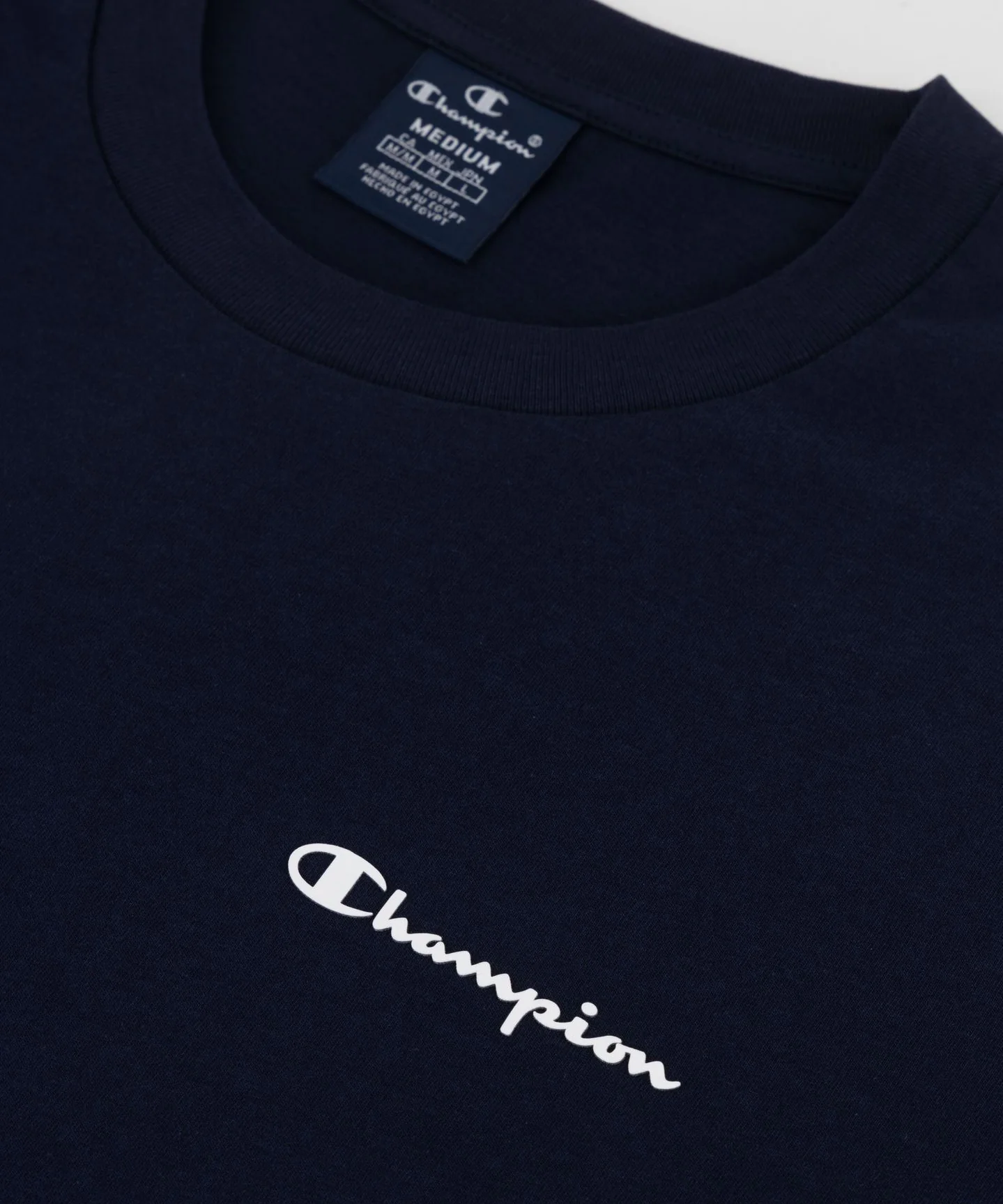 T-SHIRT CHAMPION - BLEU MARINE - Image 3