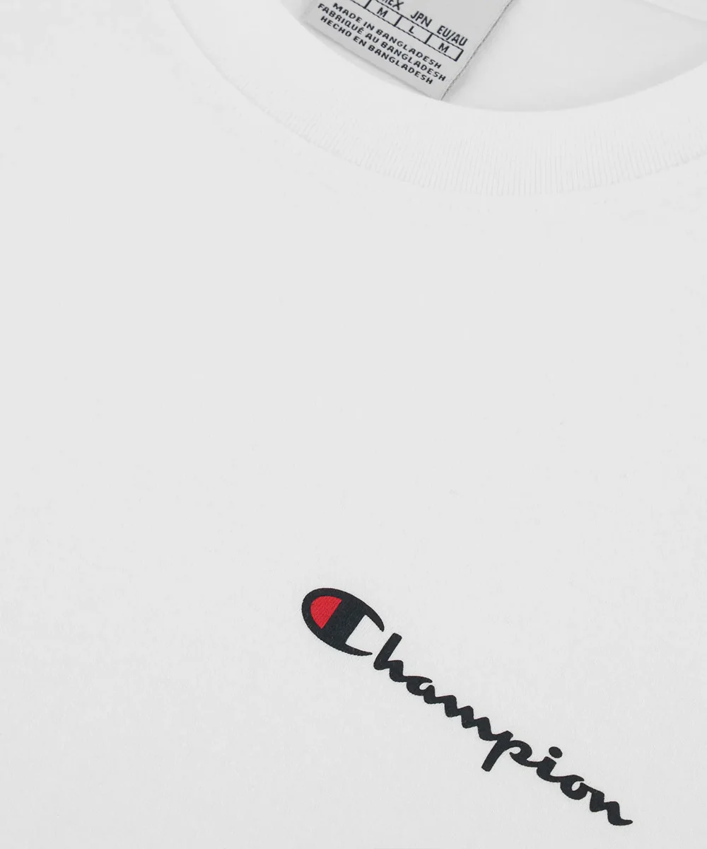 T-Shirt Champion En Jersey De Coton Avec Petit Logo - Blanc - Image 4