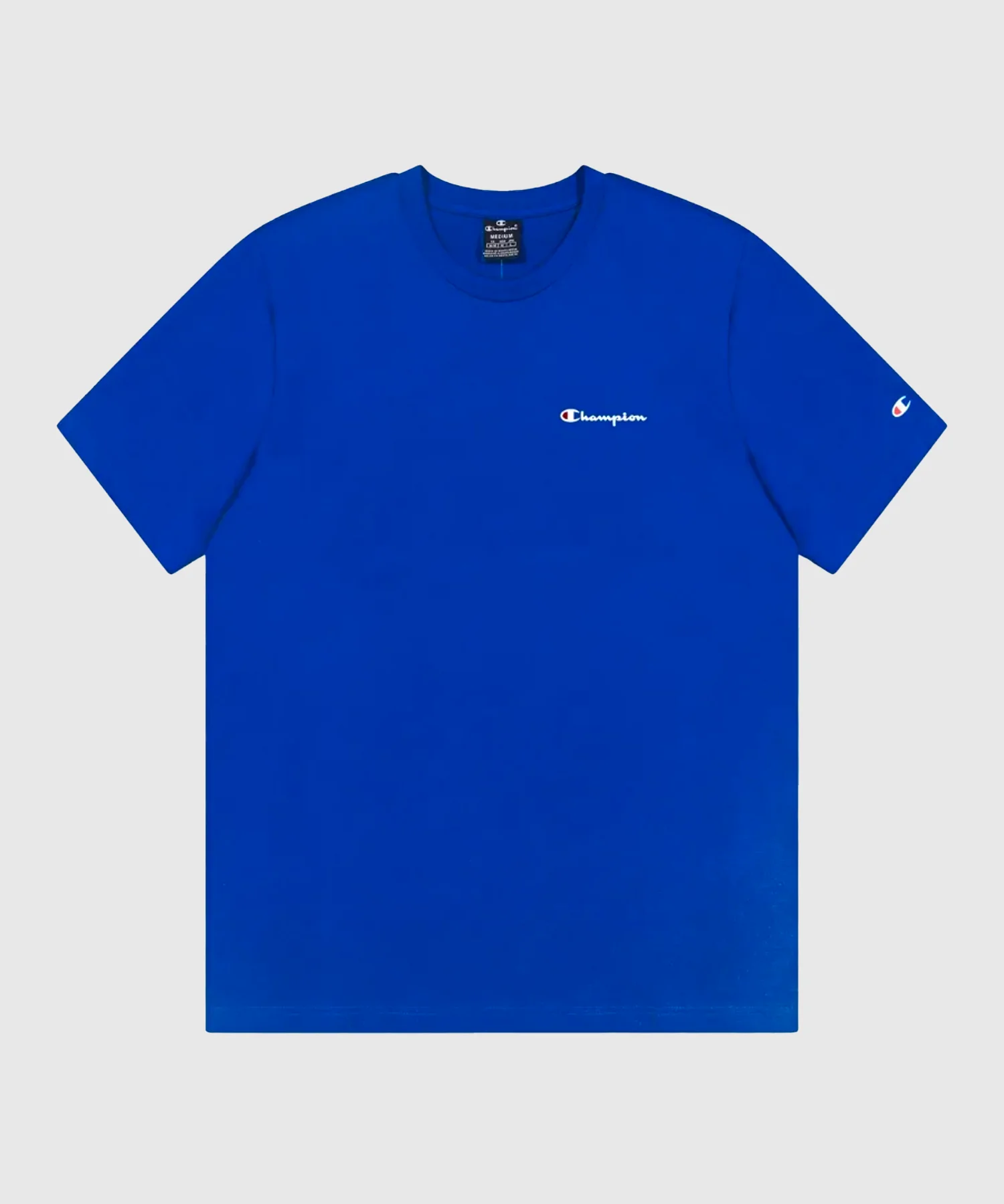 T-Shirt Champion En Jersey De Coton Avec Petit Logo - Bleu