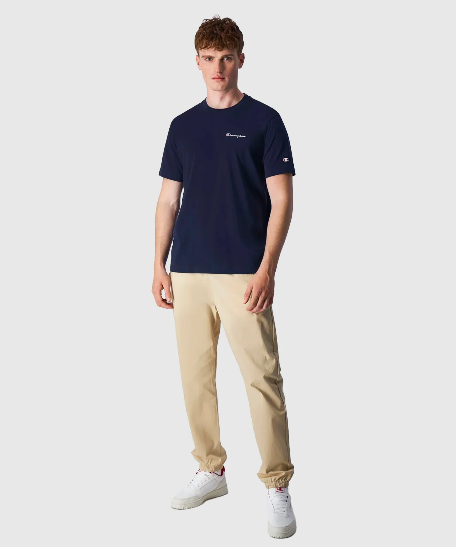 T-Shirt Champion Legacy Petit Logo - Bleu Marine - Image 4