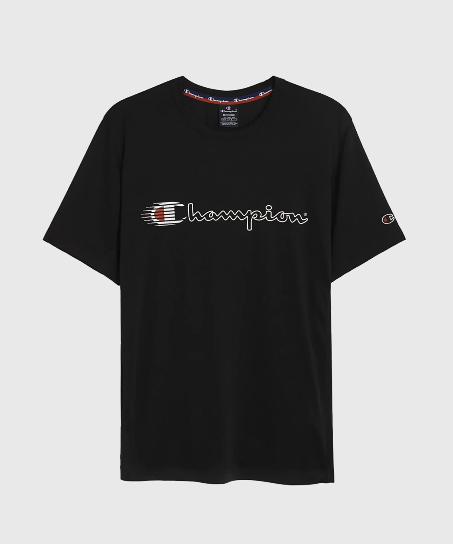 T-Shirt Champion Sportif En Mesh - Noir - Image 2