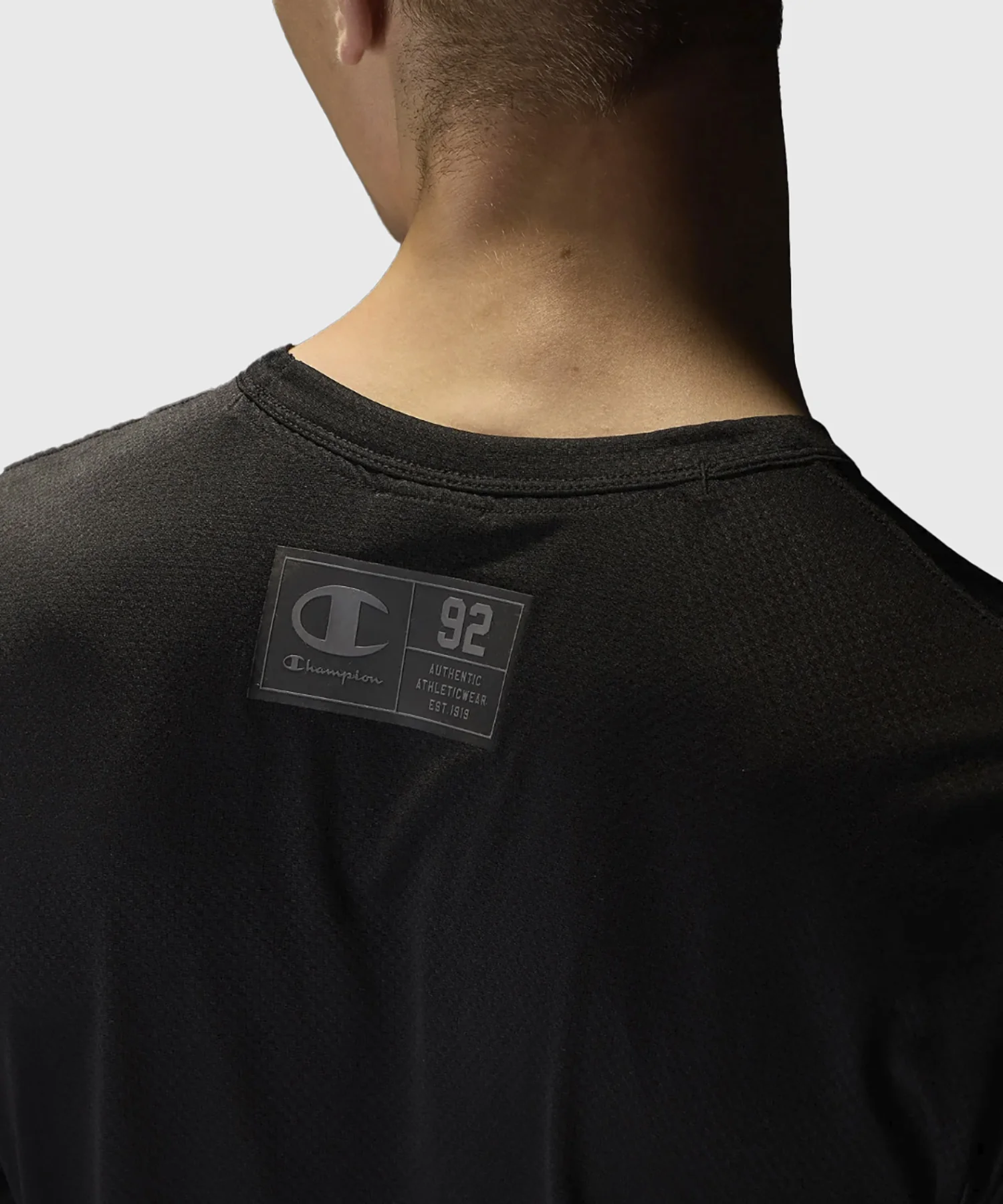 T-Shirt Champion Sportif En Mesh - Noir - Image 3