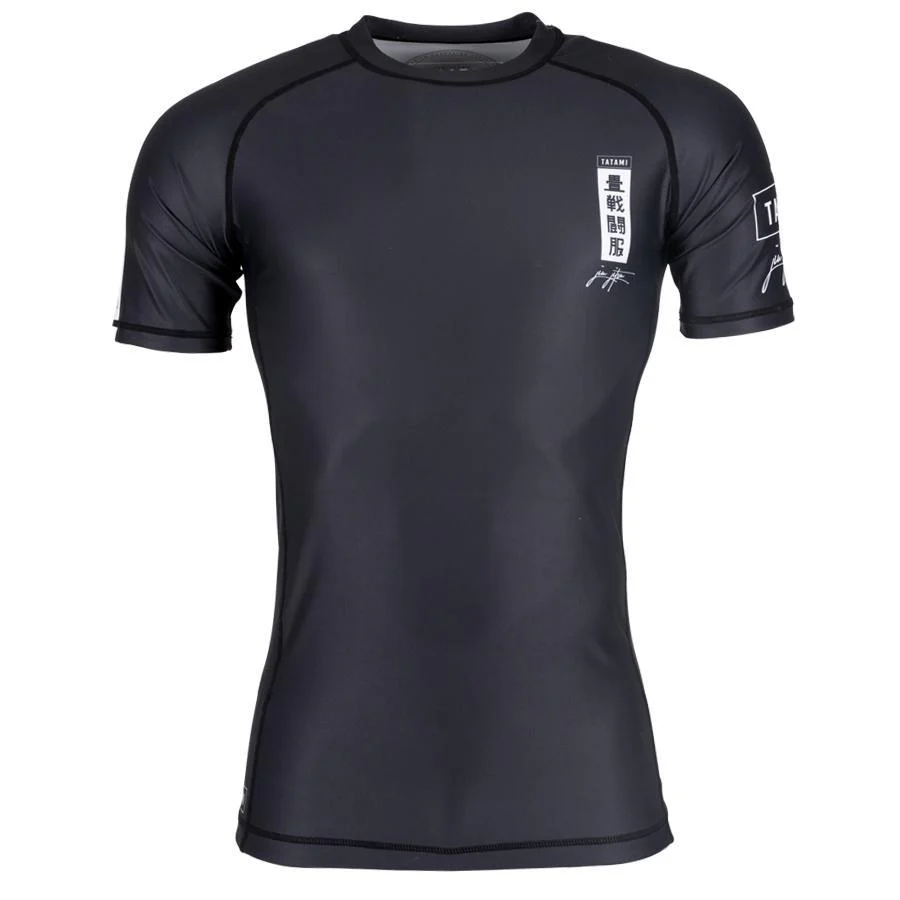 T-shirt de Compression Kanagawa - Manches Courtes - Noir
