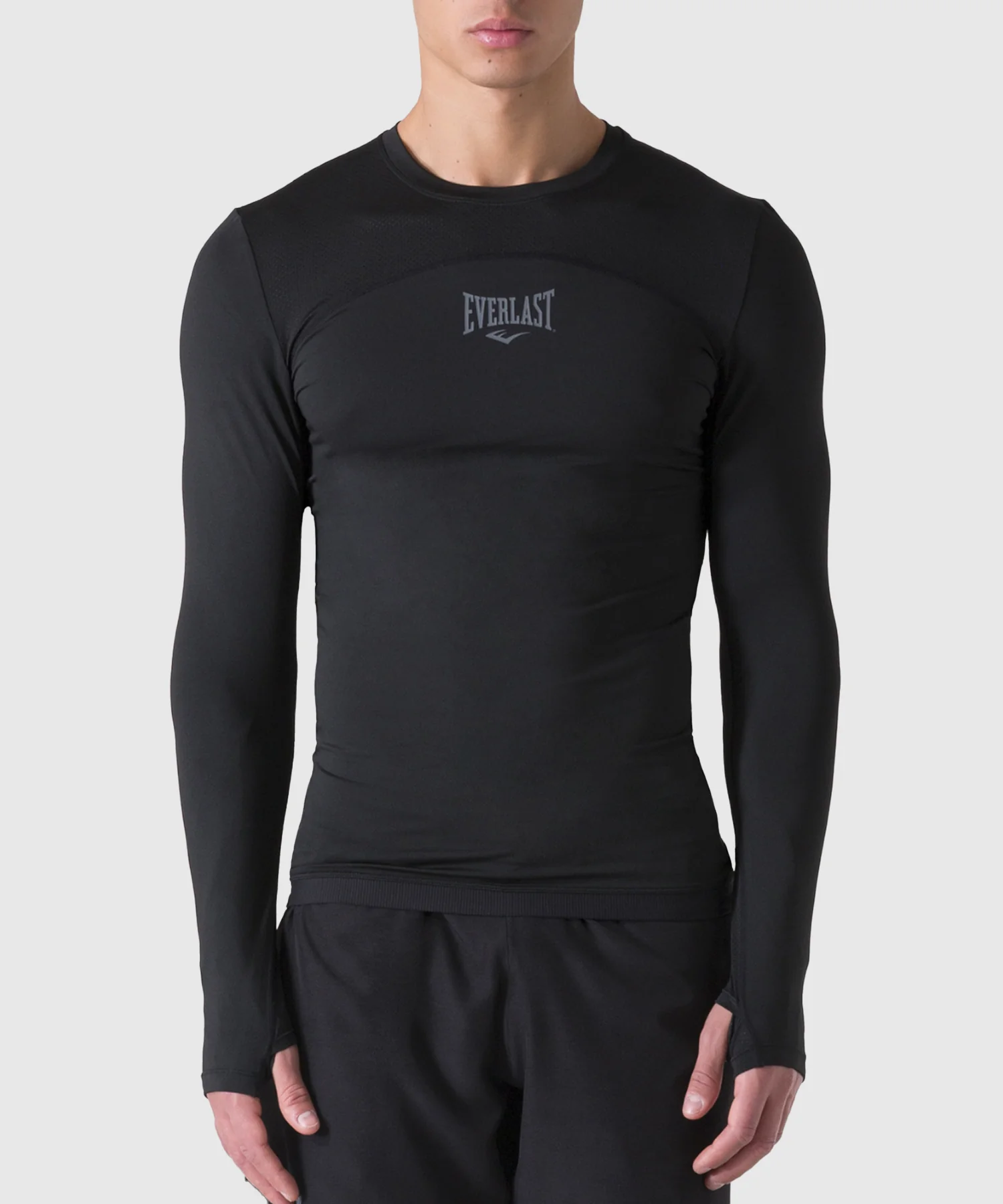 T-shirt de Compression Manches Longues Everlast -Noir - Image 4