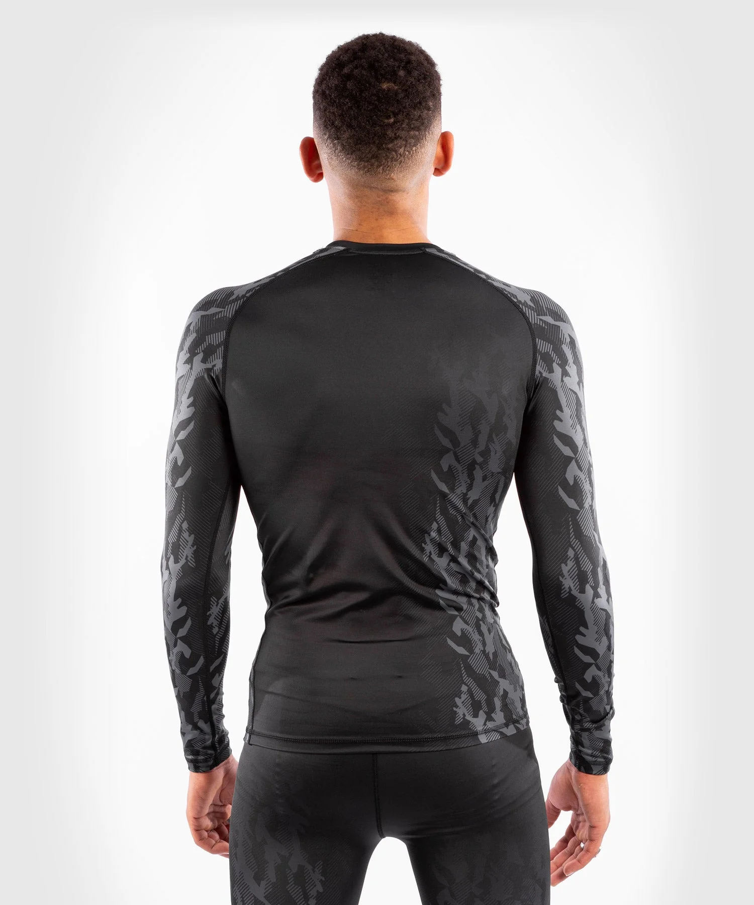 T-shirt de Compression Manches Longues Homme UFC Venum Authentic Fight Week - Noir - Image 2