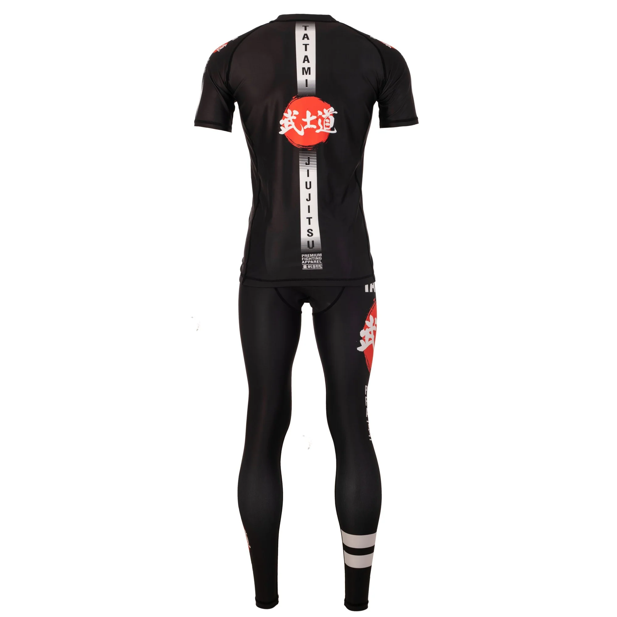 T-shirt de Compression Tatami Fightwear - Manches Courtes - Noir - Image 6