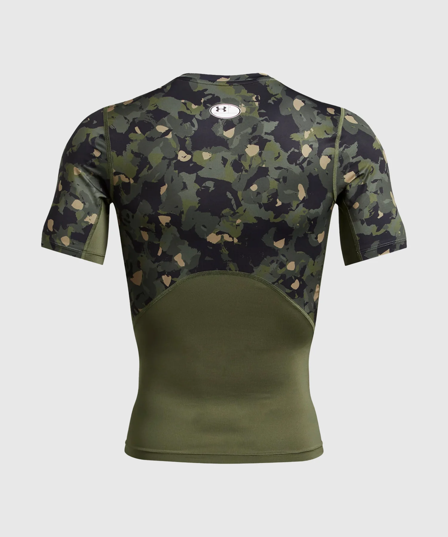 T-Shirt De Compression Under Armour Heatgear Armour - Kaki/Beige - Image 4