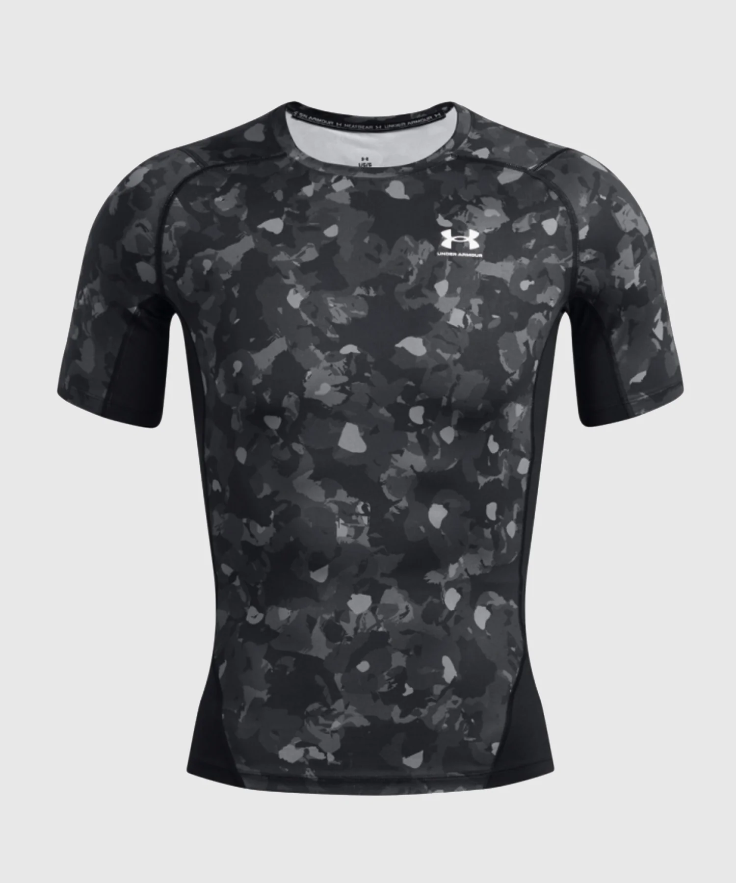 T-Shirt De Compression Under Armour Heatgear Armour - Noir/Gris - Image 3