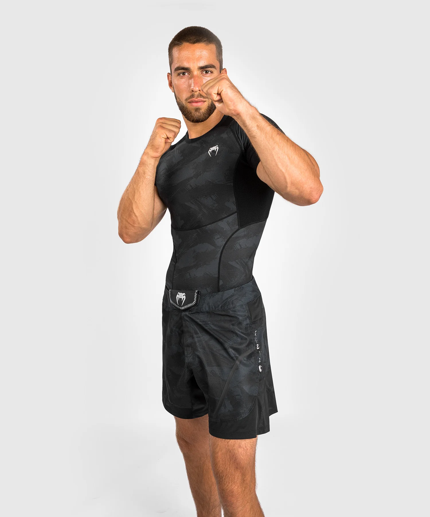 T-Shirt de Compression Venum Electron 3.0 - Manches Courtes - Noir - Image 2