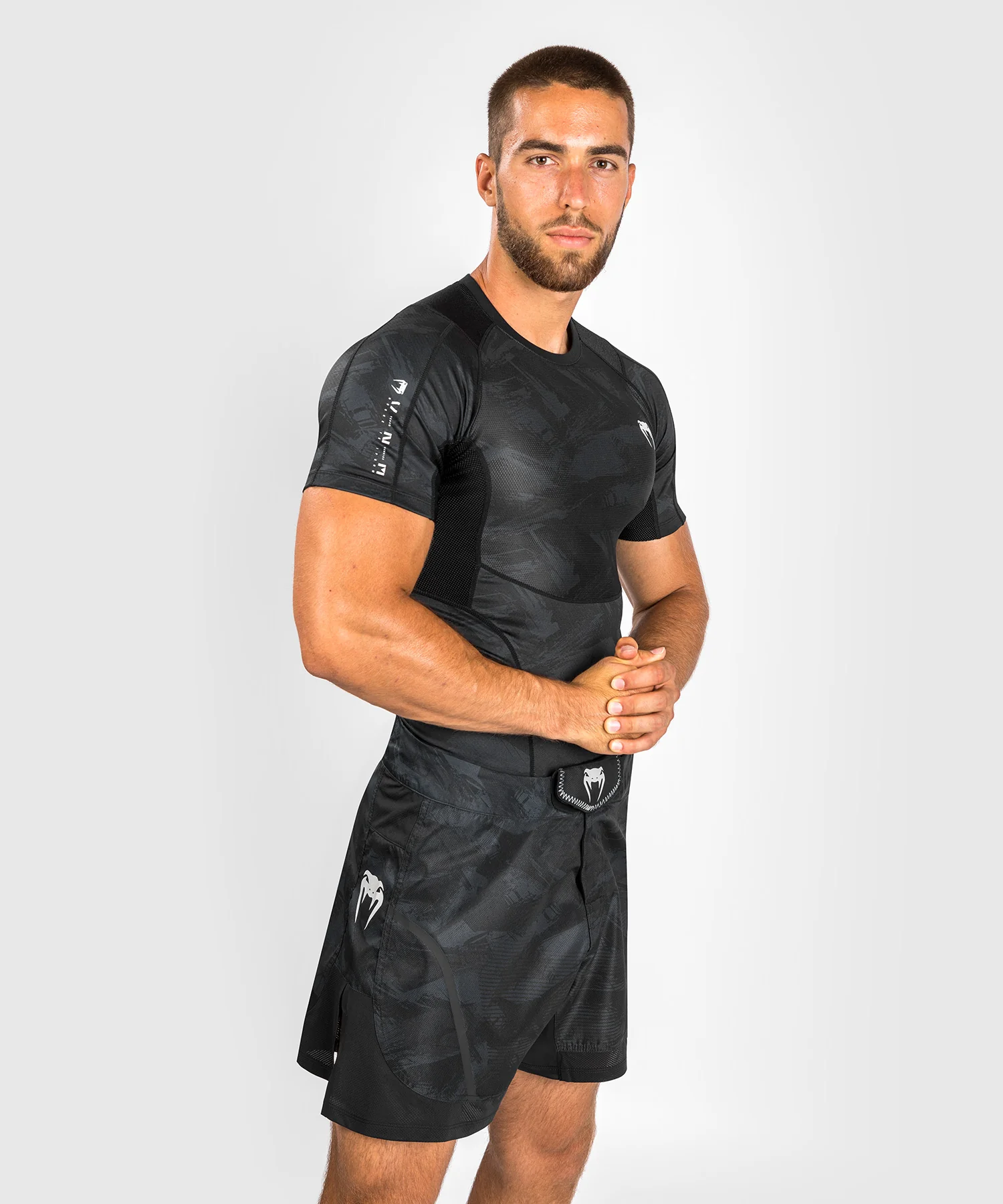 T-Shirt de Compression Venum Electron 3.0 - Manches Courtes - Noir - Image 3