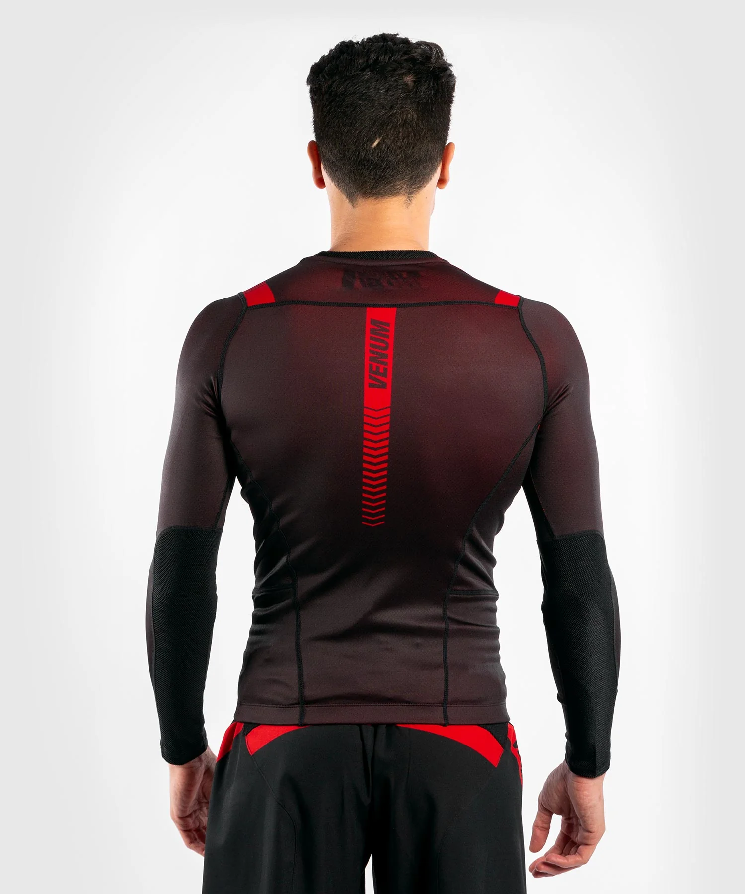 T-shirt de Compression Venum NoGi 3.0 - Manches Longues - Noir/Rouge - Image 4