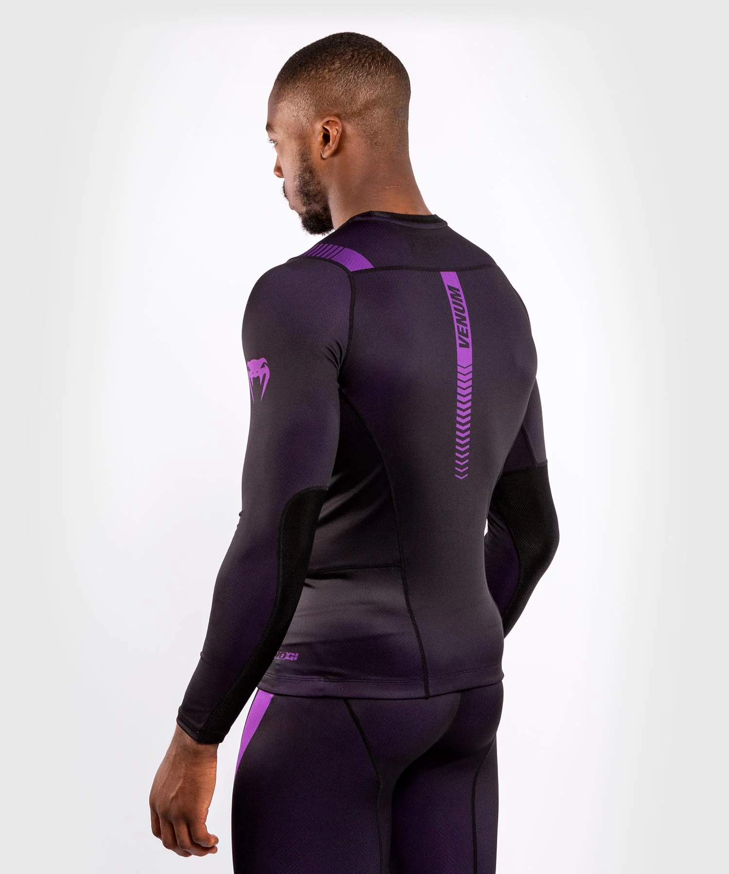 T-shirt de Compression Venum NoGi 3.0 - Manches Longues - Noir/Violet - Image 4