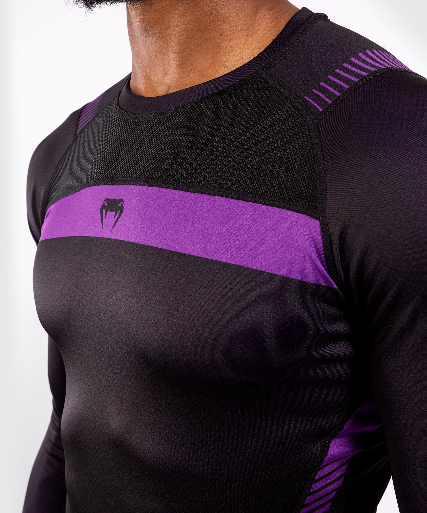 T-shirt de Compression Venum NoGi 3.0 - Manches Longues - Noir/Violet - Image 5