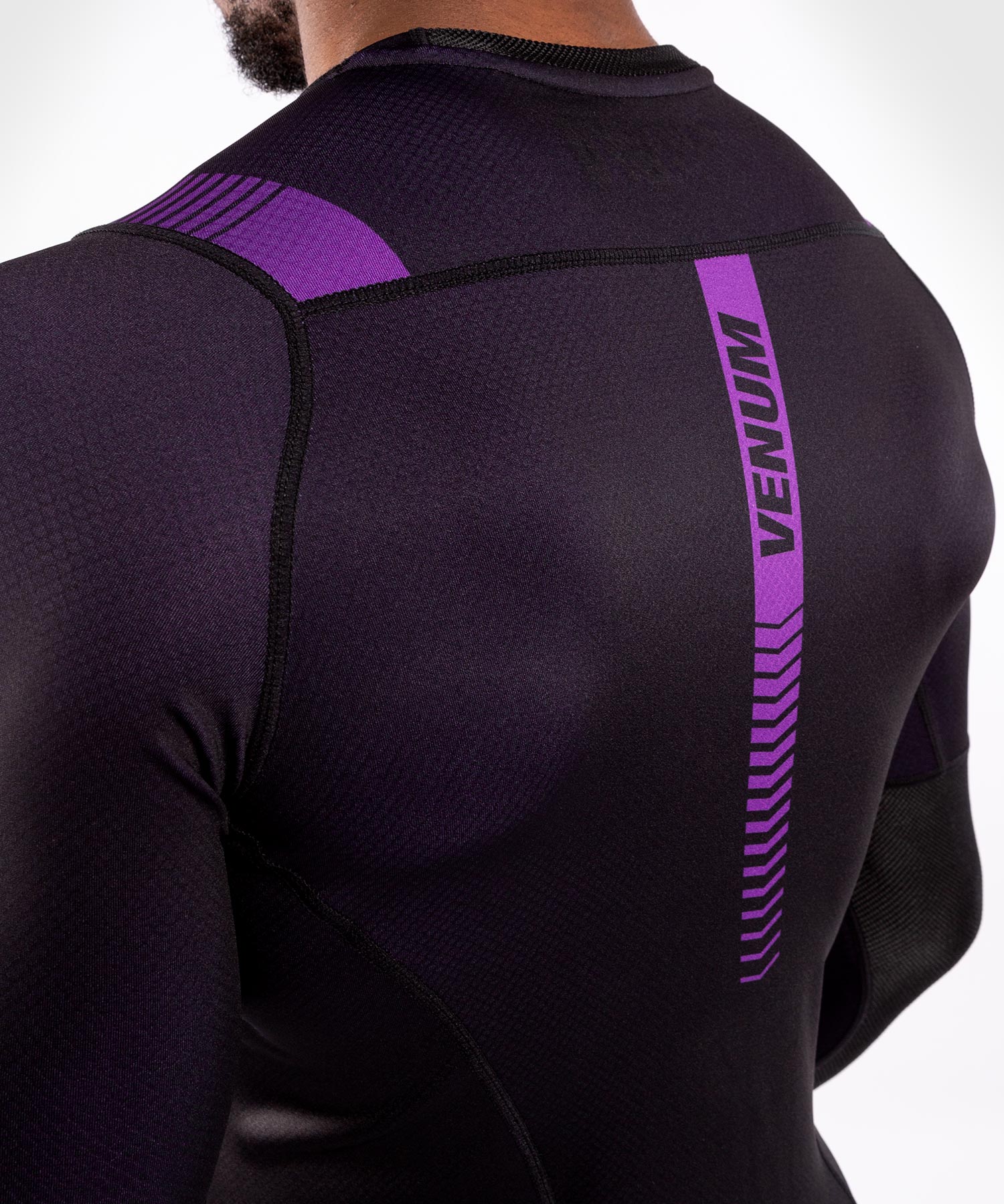 T-shirt de Compression Venum NoGi 3.0 - Manches Longues - Noir/Violet - Image 6
