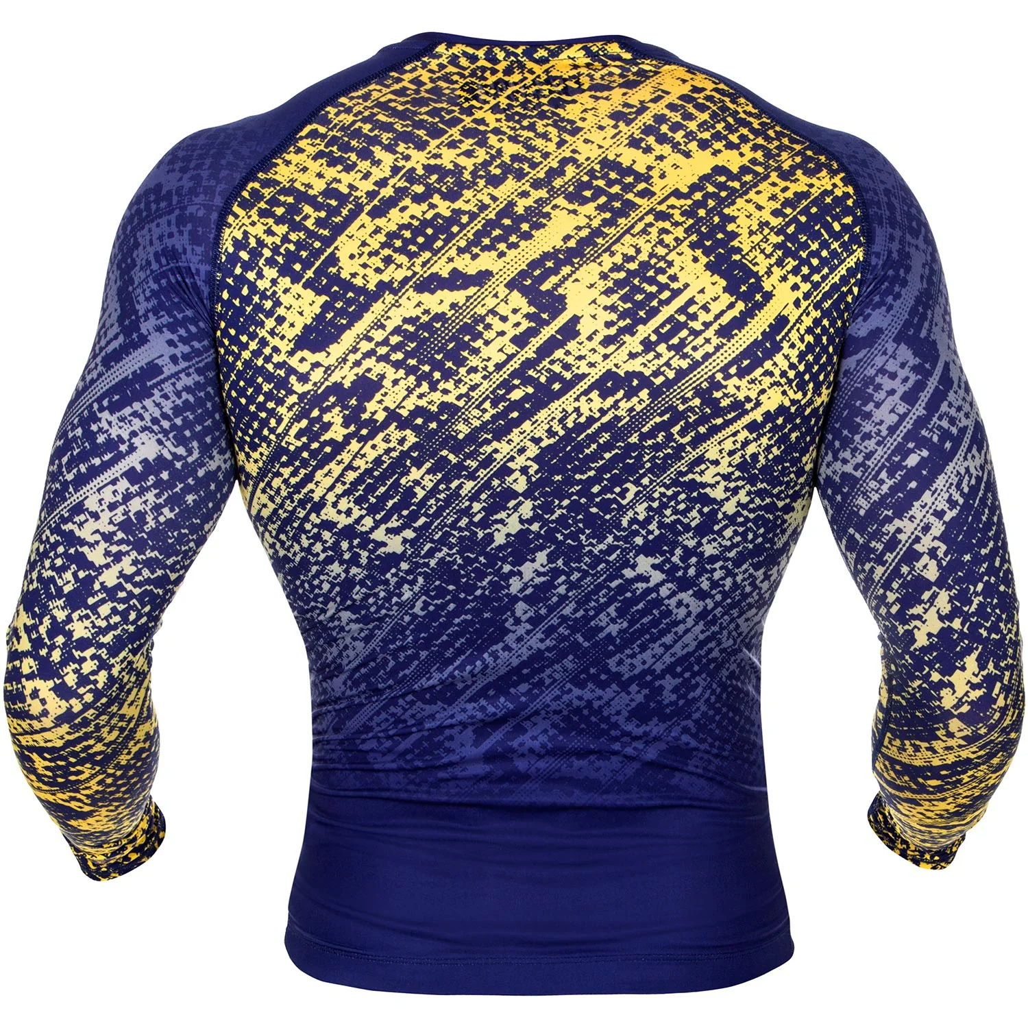 T-shirt de compression Venum Tropical - Bleu/Jaune - Image 4