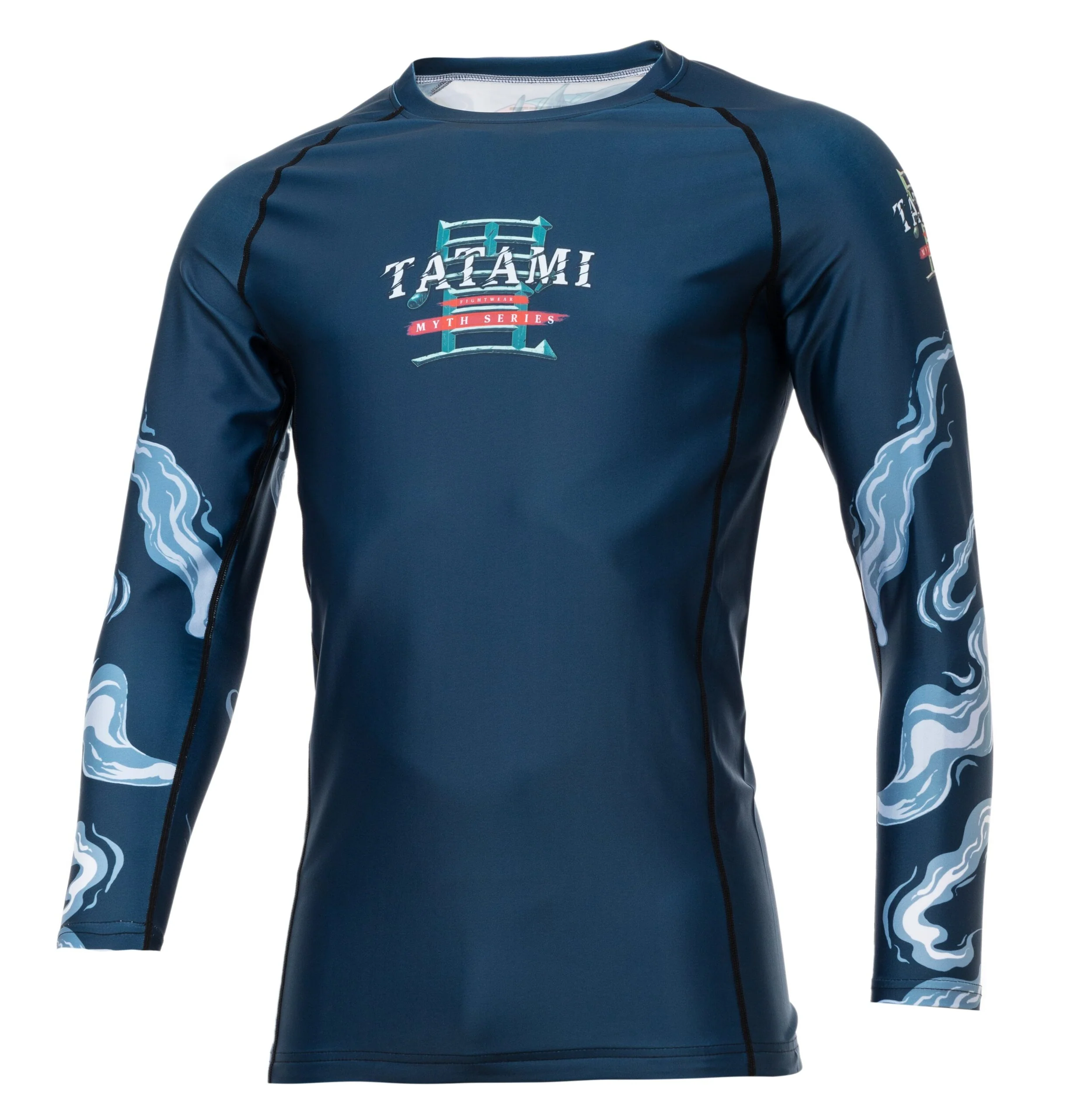 T-shirt de Compressoin Eco Tatami Fightwear Myth Series Dragon - Bleu - Image 3